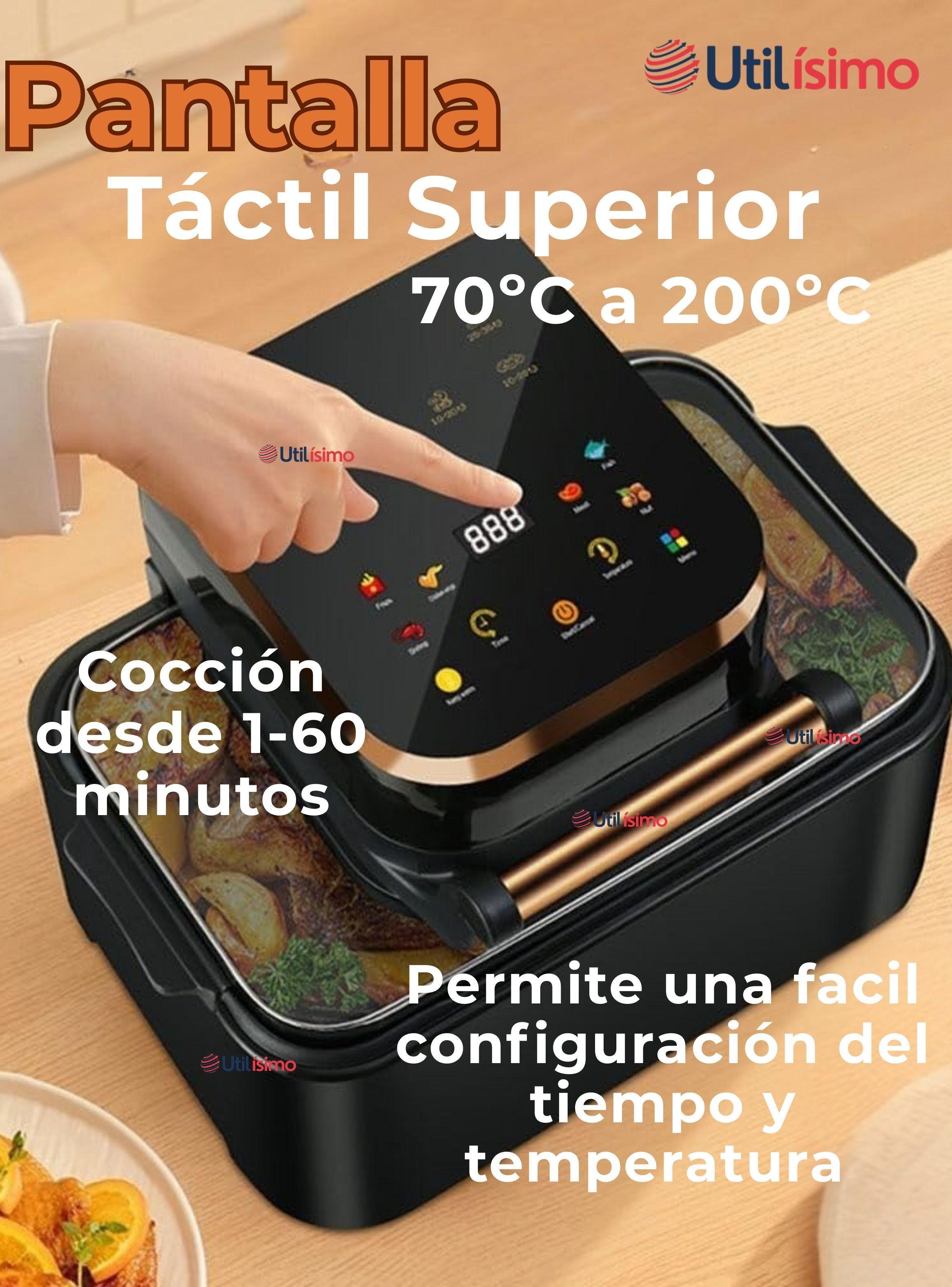 Freidora De aire Ventana De Vidrio 12 Litros 1700W de Potencia-5