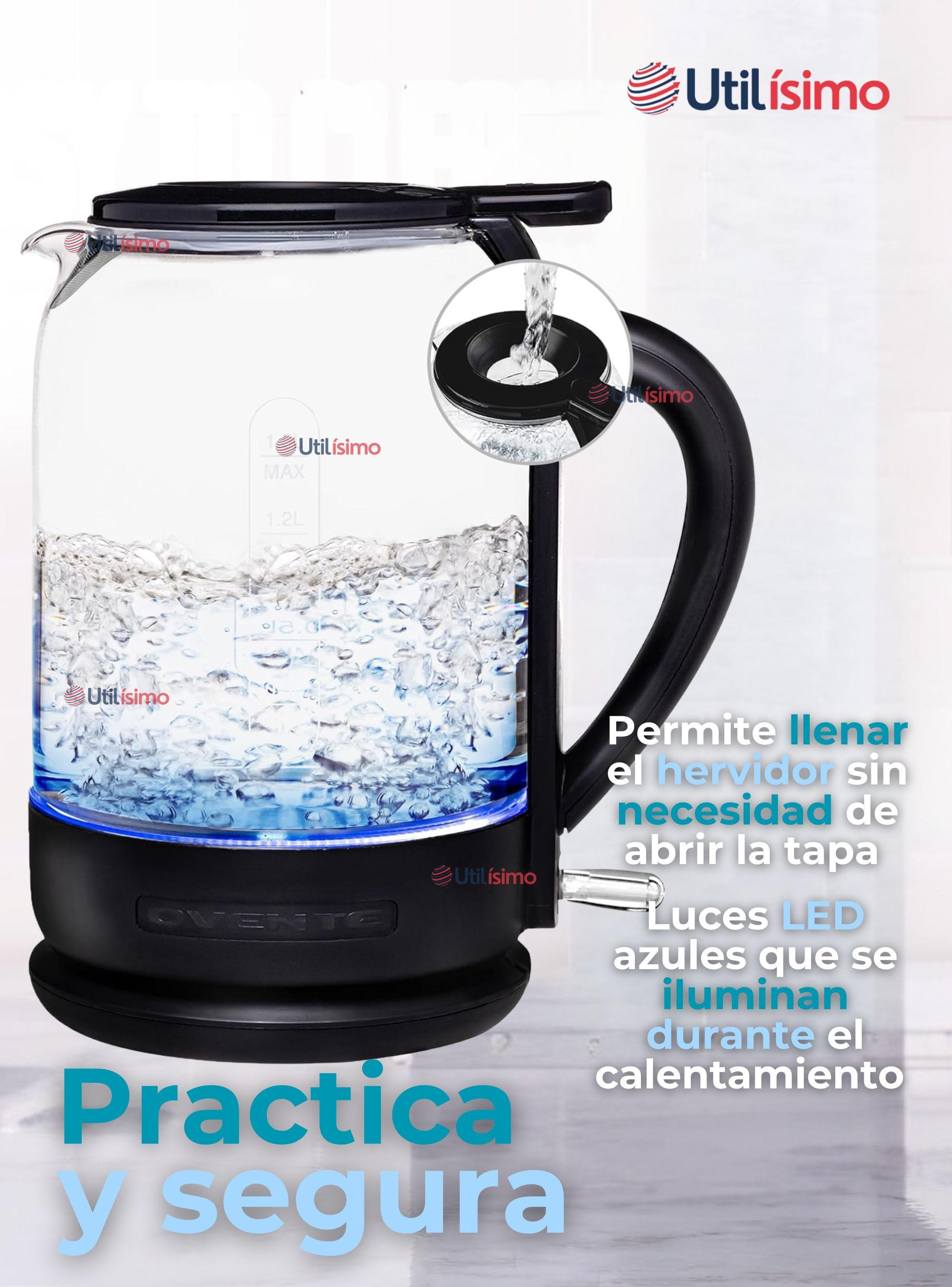Hervidor Eléctrico Inteligente Vidrio 1,5 L 1500W de Potencia -6