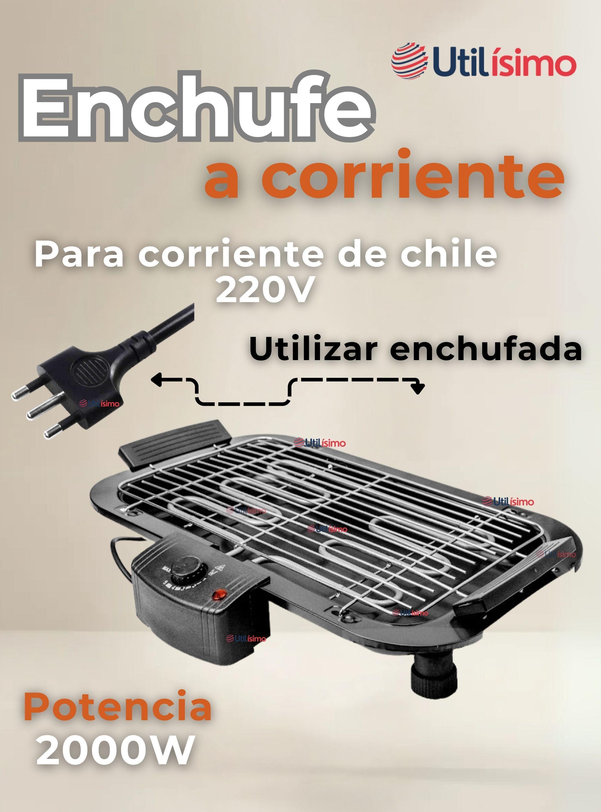 Parrillera Eléctrica Asador 2000W de Potencia Antiadherente Color Negro-6