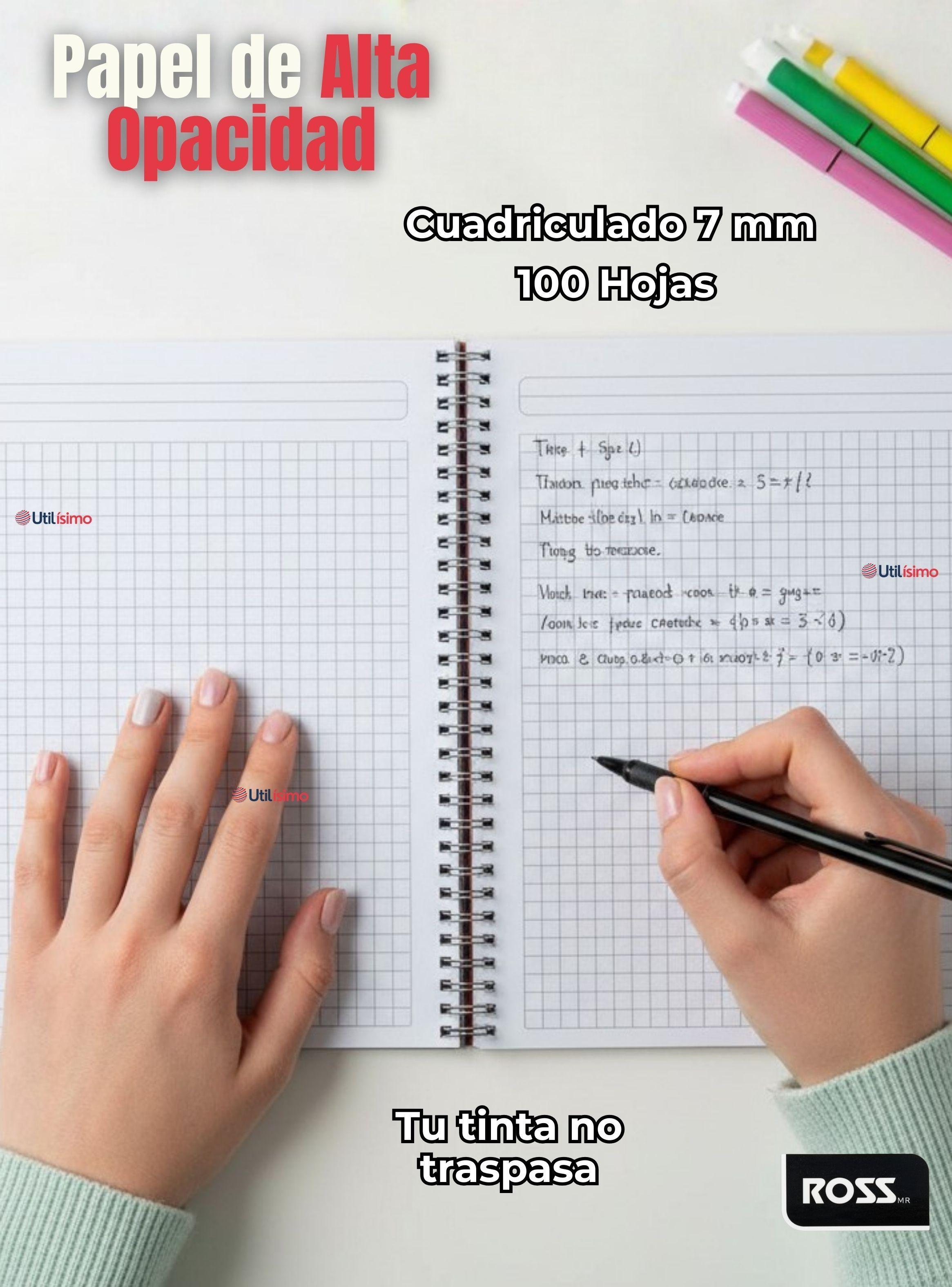 Pack 10 Cuadernos Universitario SportX Action Ross 7mm 100 hojas Diseño Surtido-4