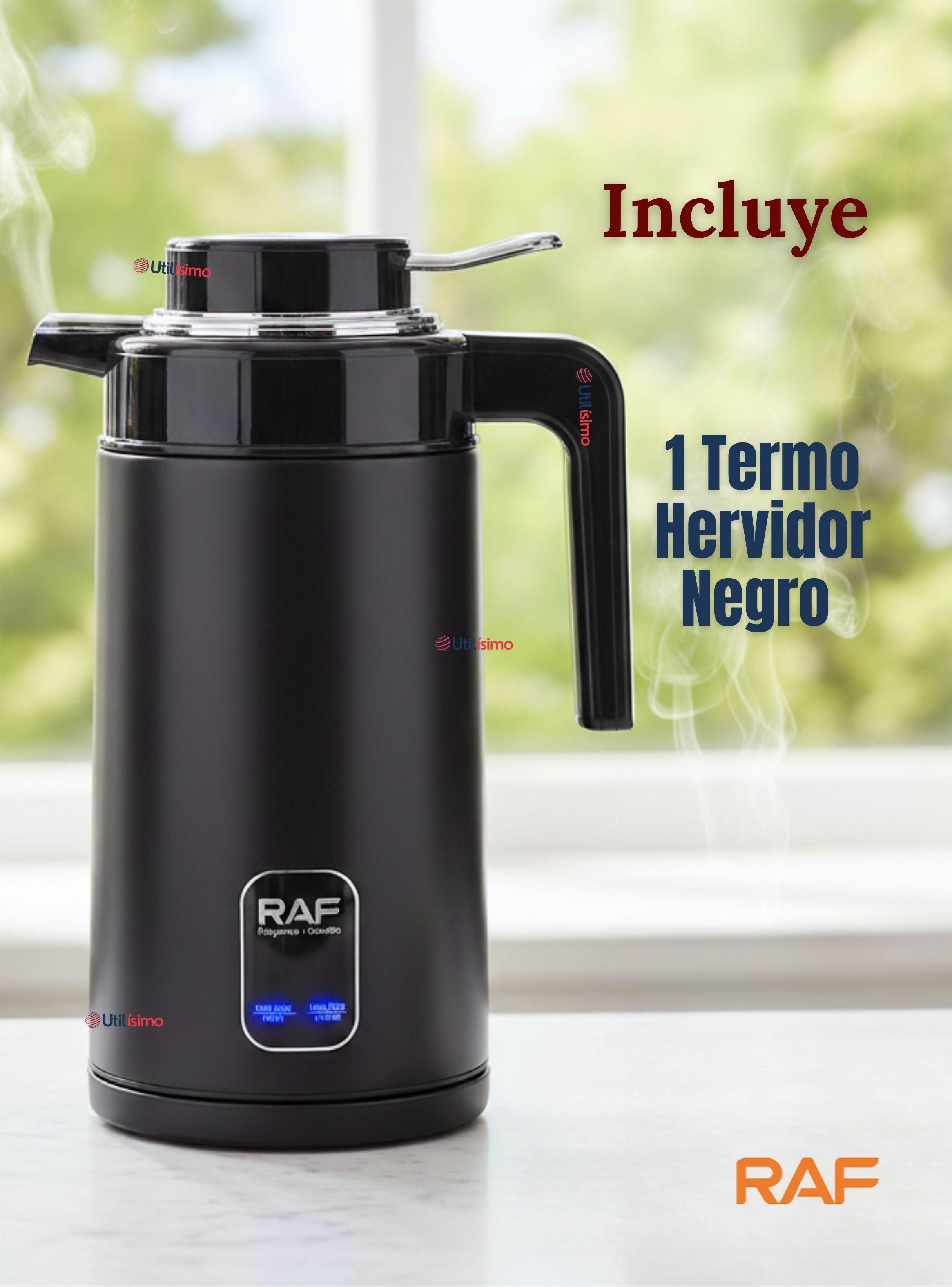 Termo Hervidor Eléctrico RAF 1360W Capacidad 2 Litros Negro-2