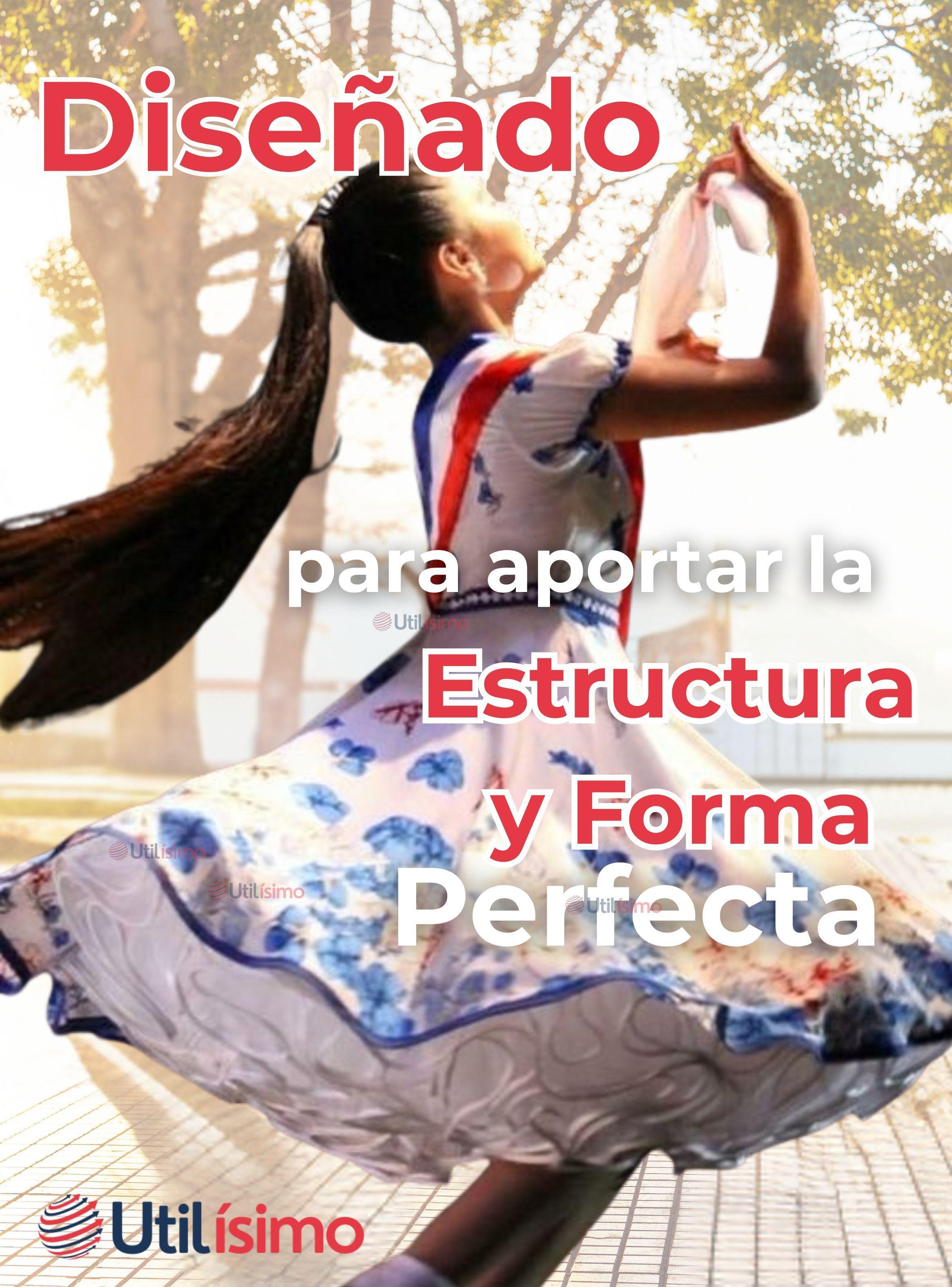 Falso para Vestido Niñas y Juvenil Fiestas Patrias Color Blanco-5