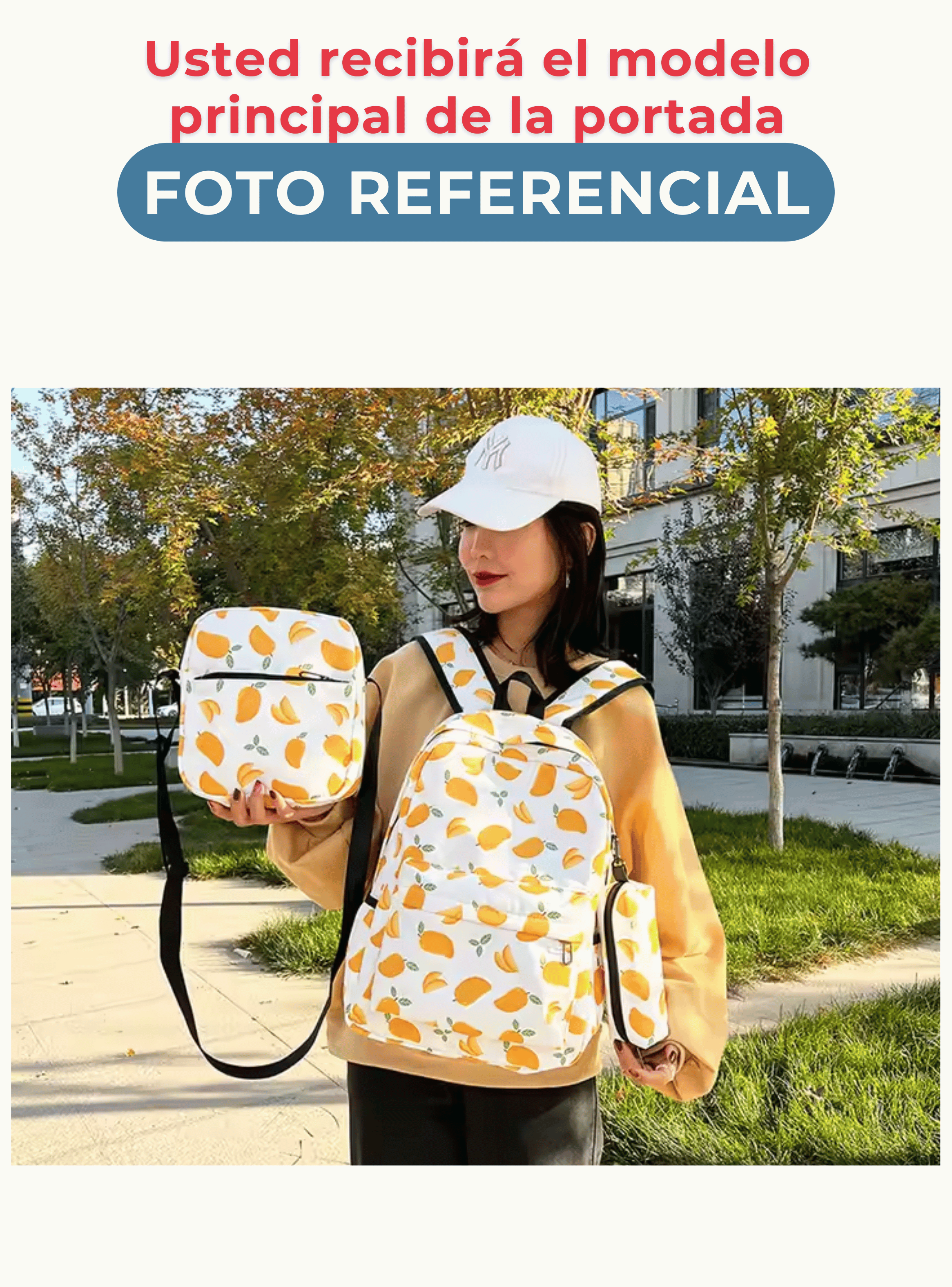 Pack Mochila Lonchera Estuche 43cm Juvenil y Escolar Fox-4