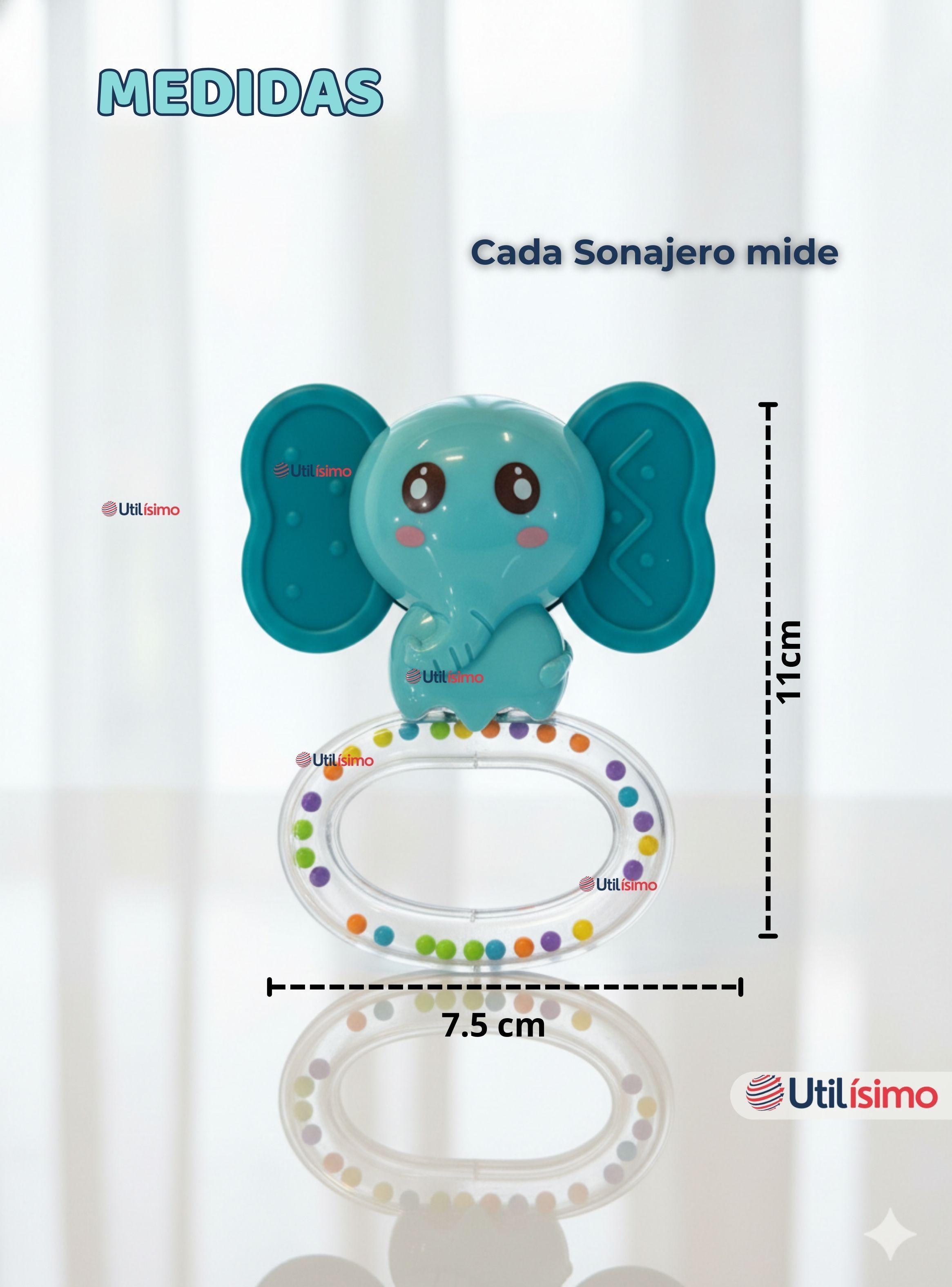 Set de 3 Piezas Sonajeros Cascabel Juguetes para bebé Niño o Niña-4