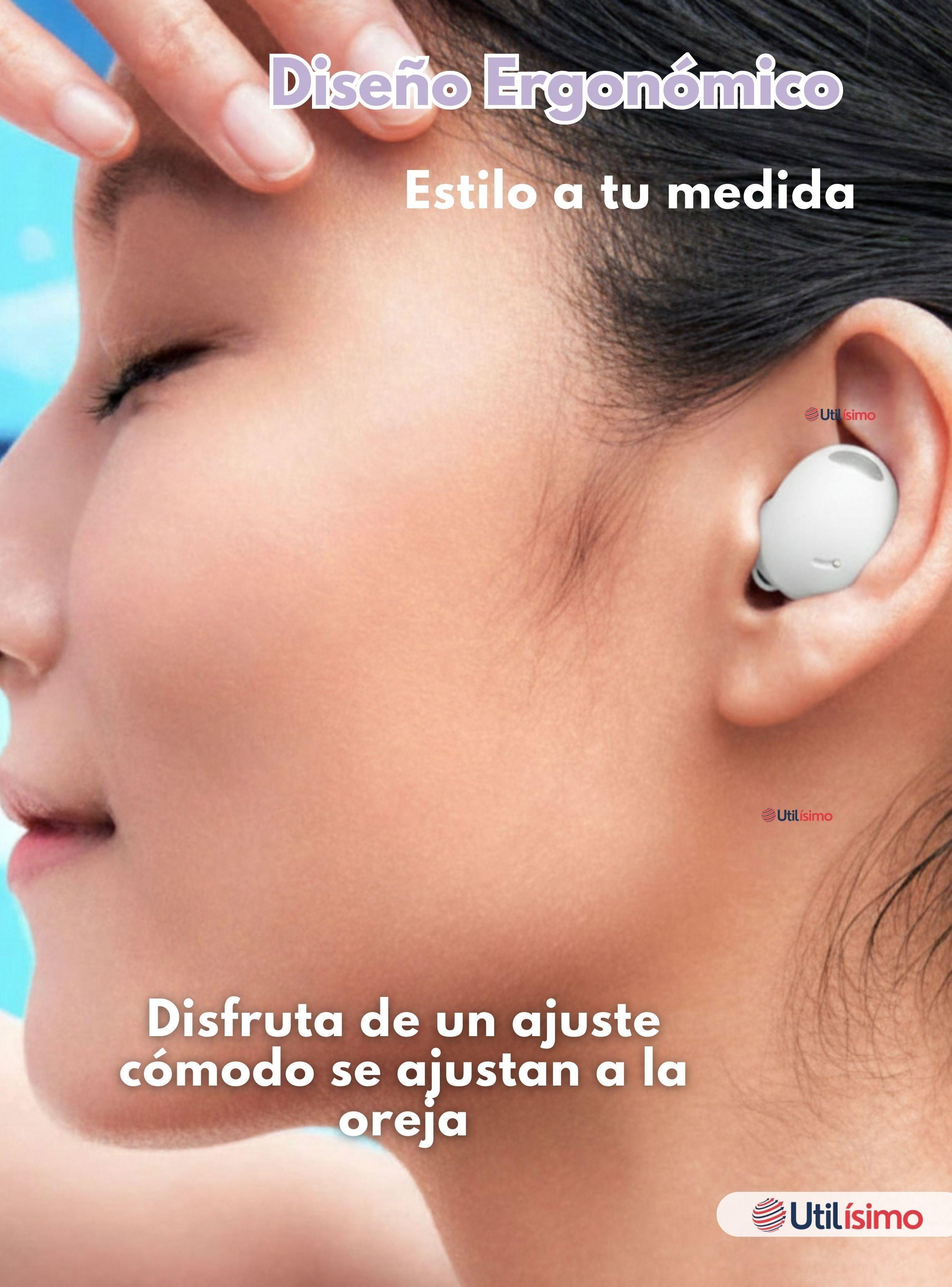 Audífonos Inalámbricos Bluetooth 5.3 Genérico Color Blanco-5
