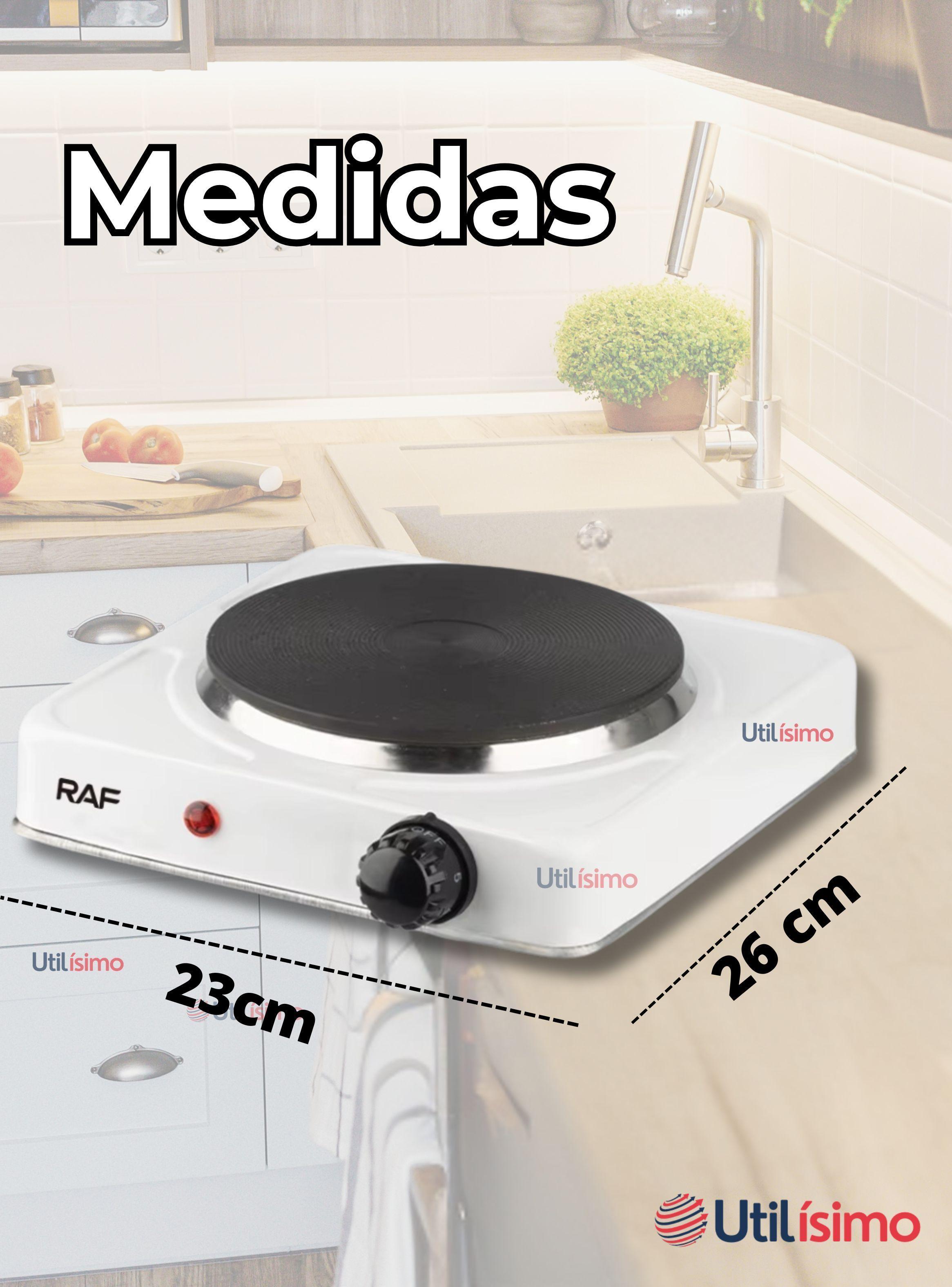 Cocina Eléctrica Portátil 1 Plato 1000W de Potencia -2
