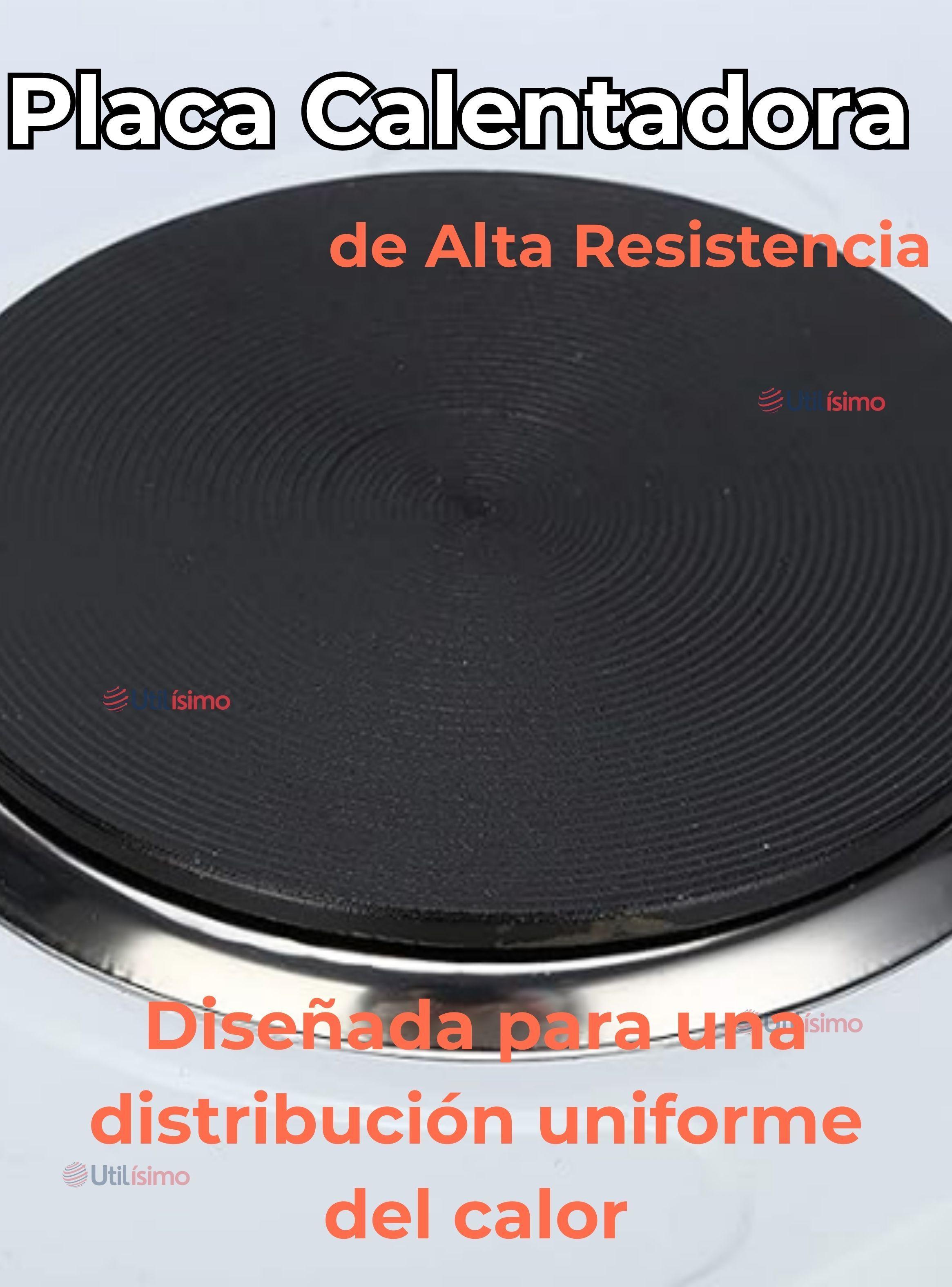 Cocina Eléctrica Portátil 1 Plato 1000W de Potencia -5