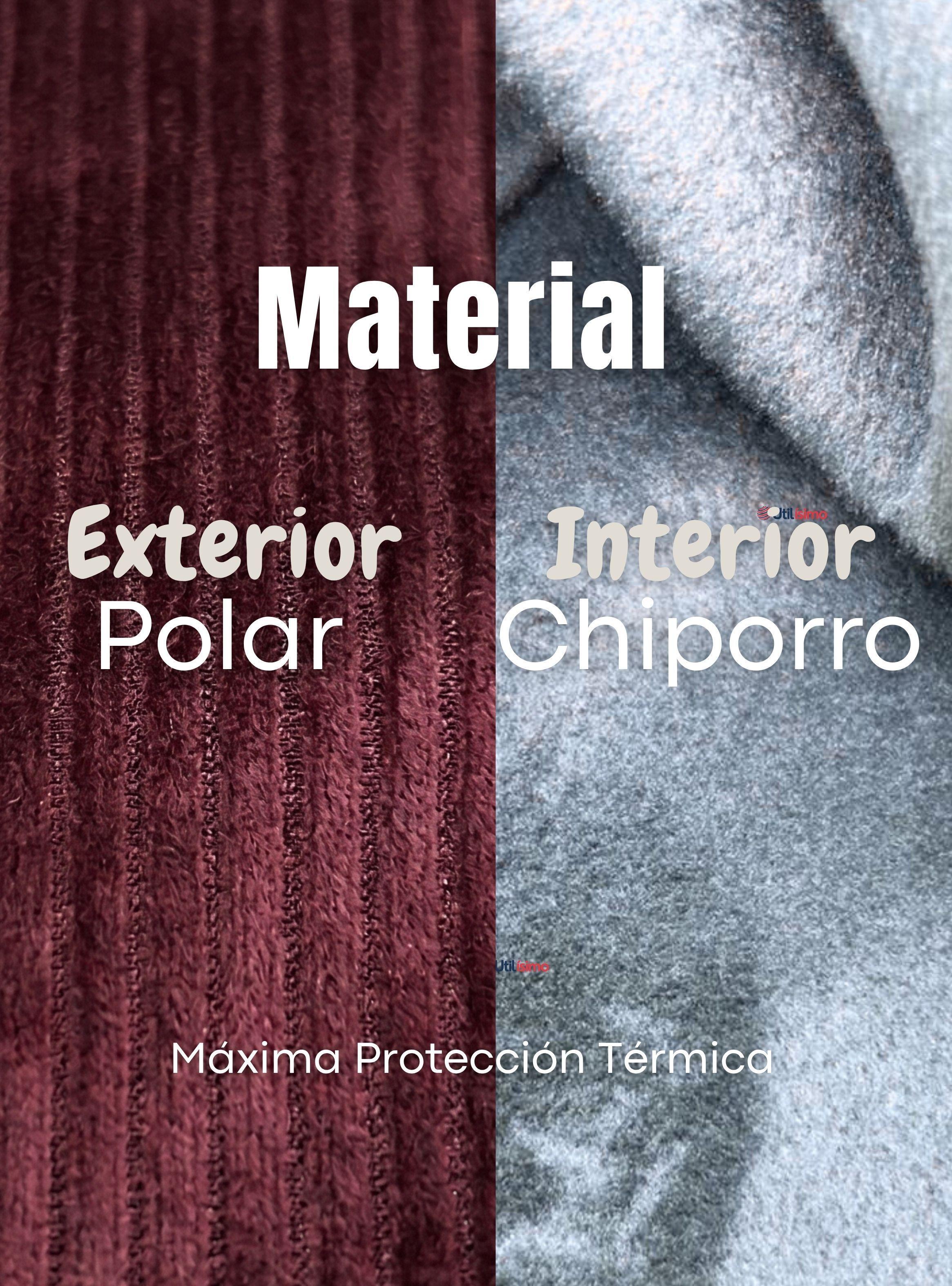 Pantalón Palazzo Niña Polar Con Chiporro Calzas Térmica Elasticada Color Burdeo-7