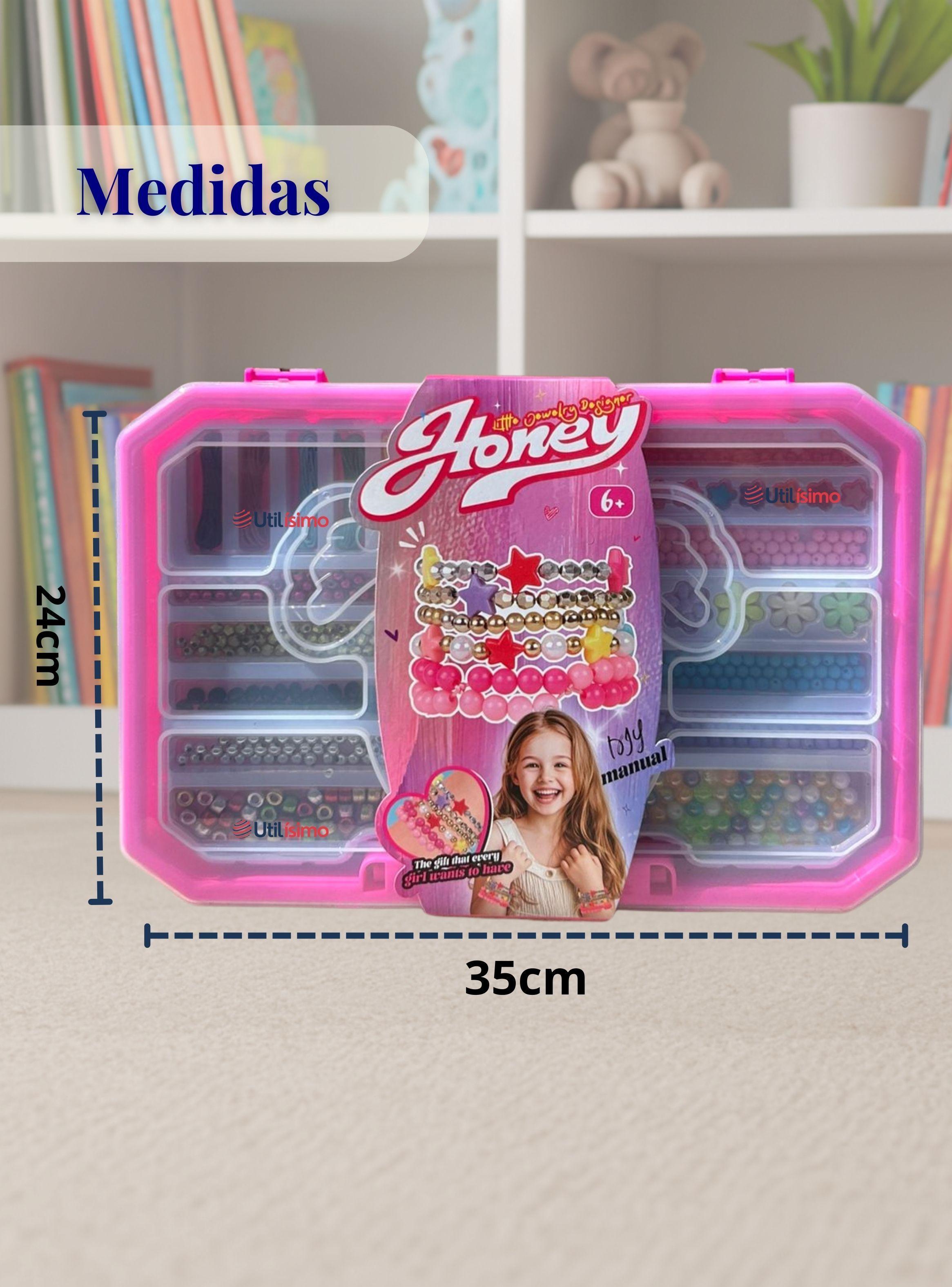 Set De Mostacillas Juguete Para Armar y Crear Pulseras Collares para Niñas -3