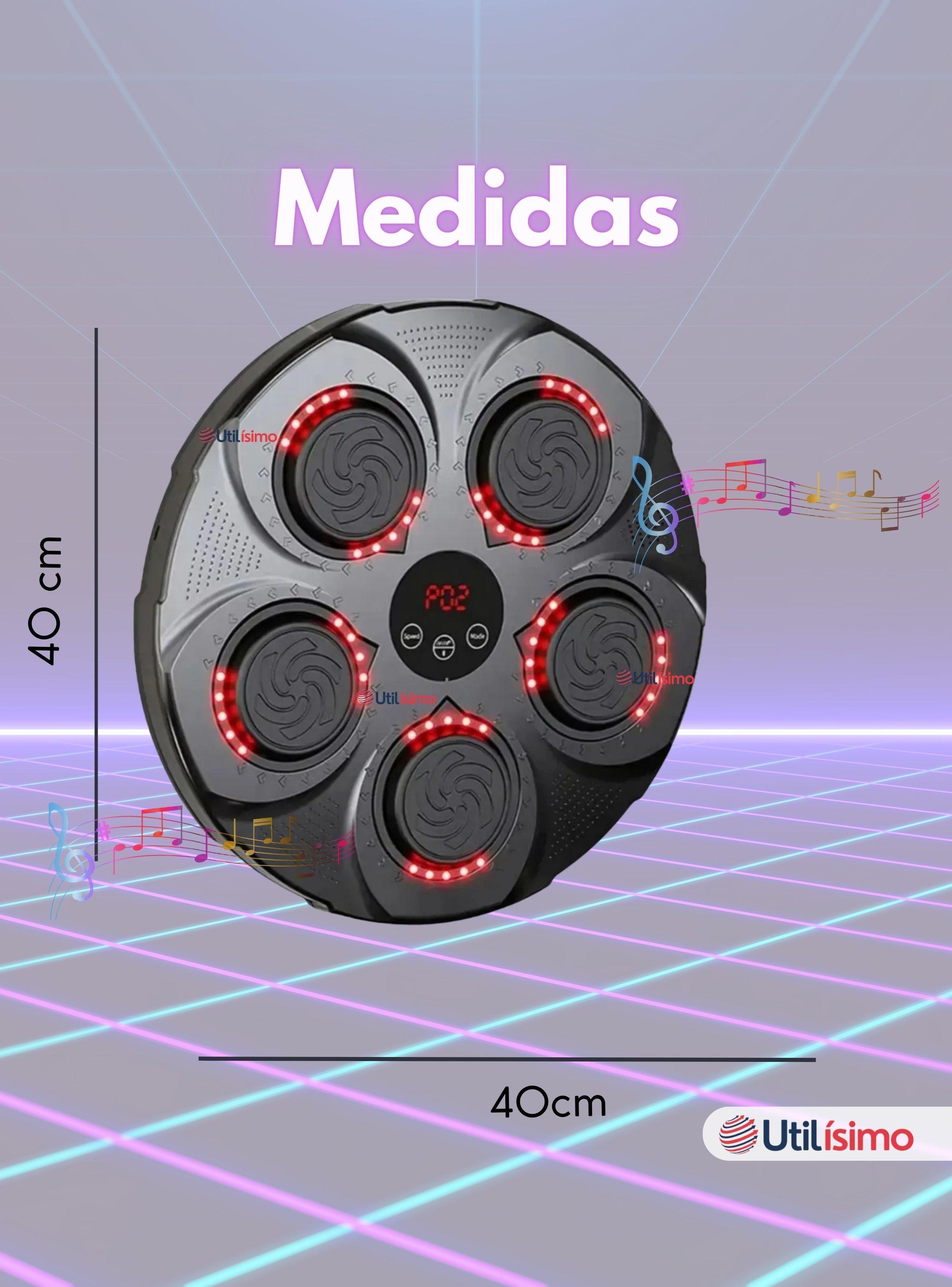 Máquina Boxeo Musical con Bluetooth y Guantes para Adultos-2