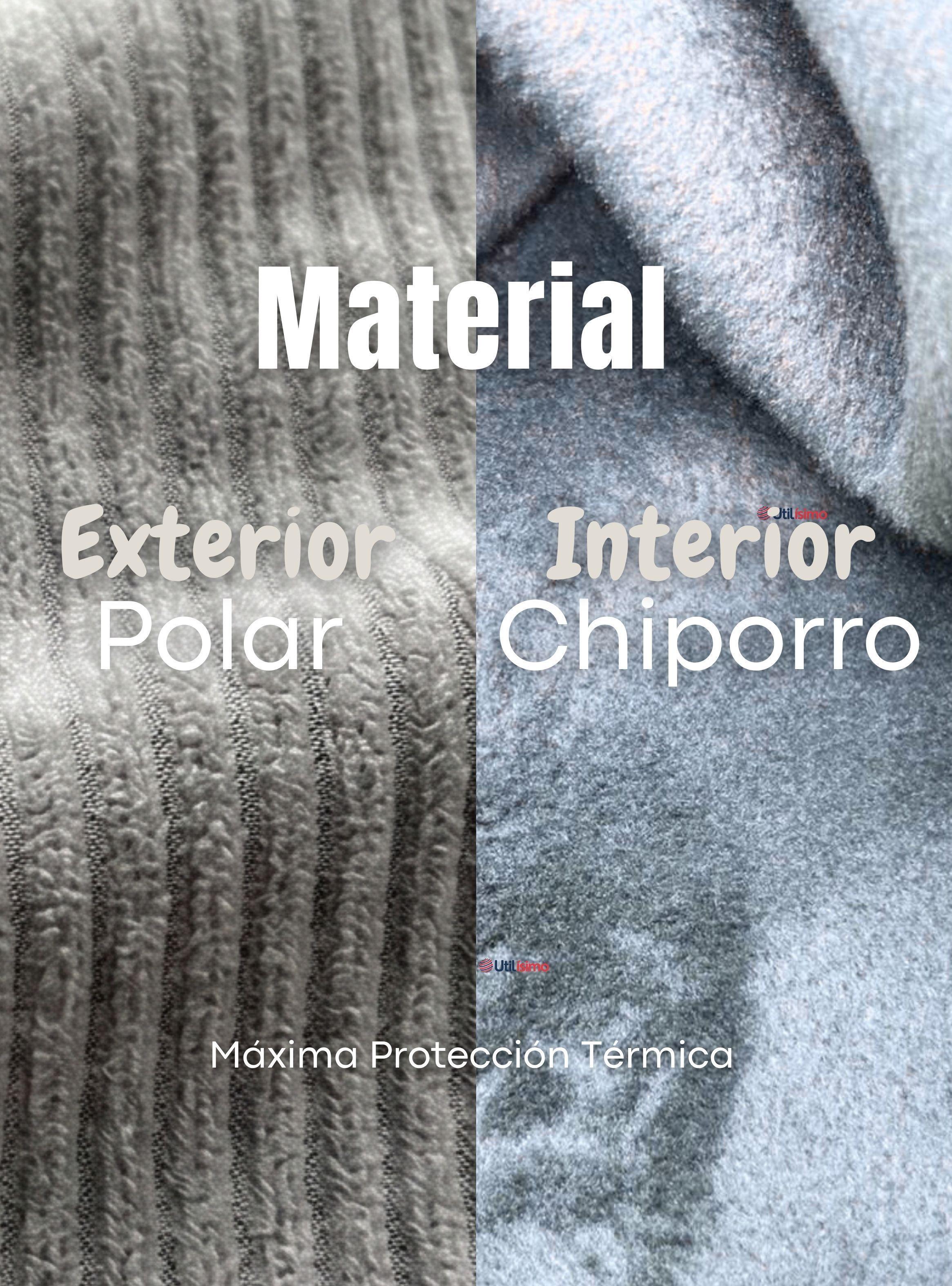 Pantalón Palazzo Polar Con Chiporro Niña Juvenil Elasticada Térmica Melange-7