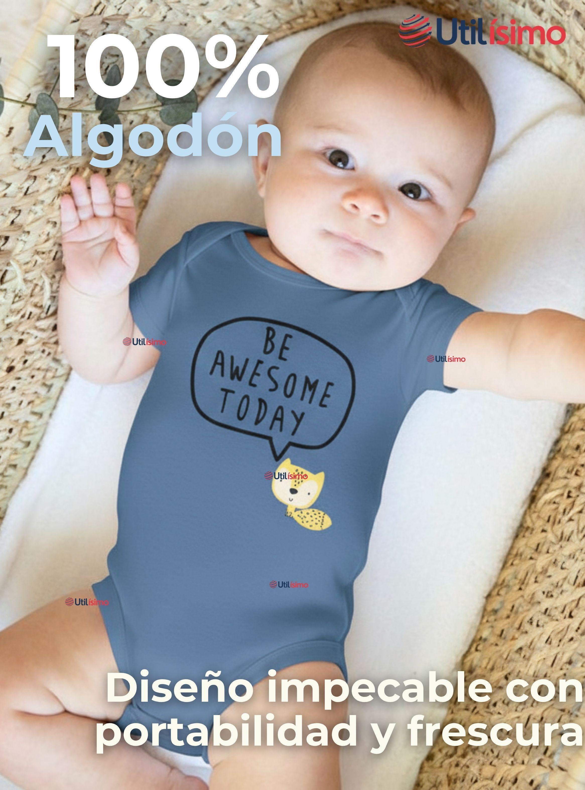 Pack 5 Bodys Niños Manga Corta Tedmimak 100% Algodón Baby BE KIND-2