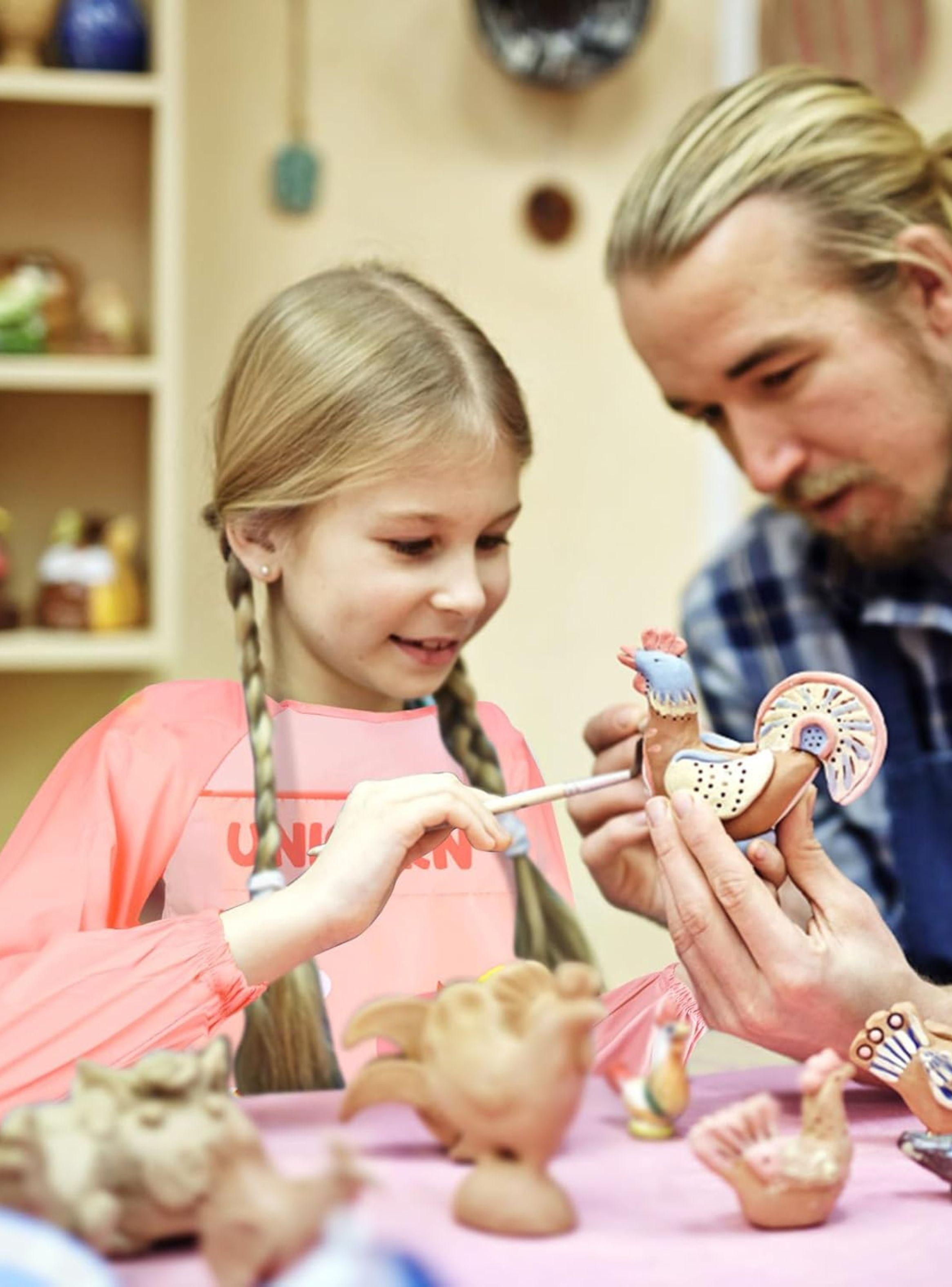 Pack 3 Delantal Infantil Niña Manga Larga Con Bolsillo Colores Surtidos-7