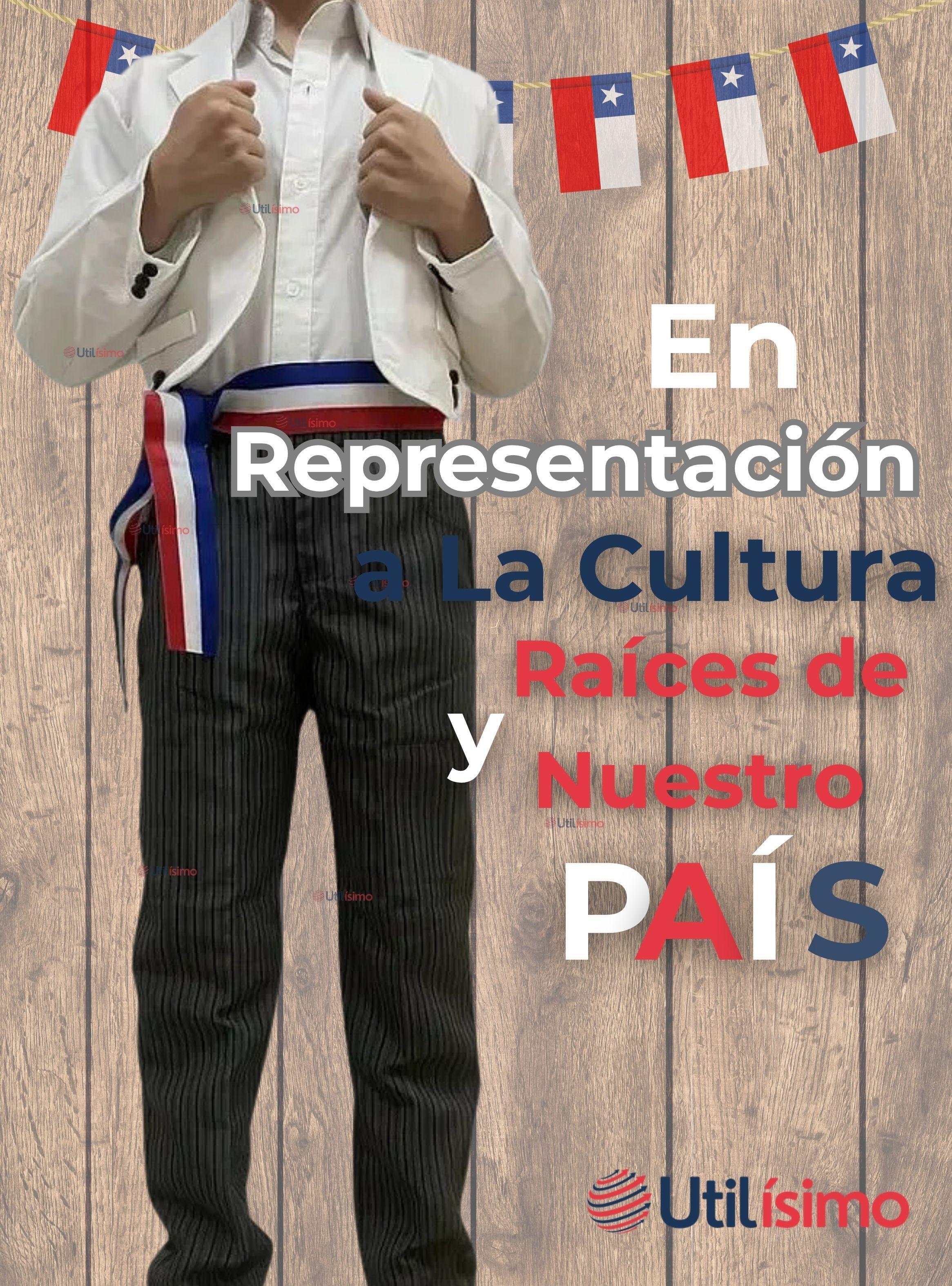 Pantalón Huaso Niños Gris con Rayas Fiestas Patrias-5