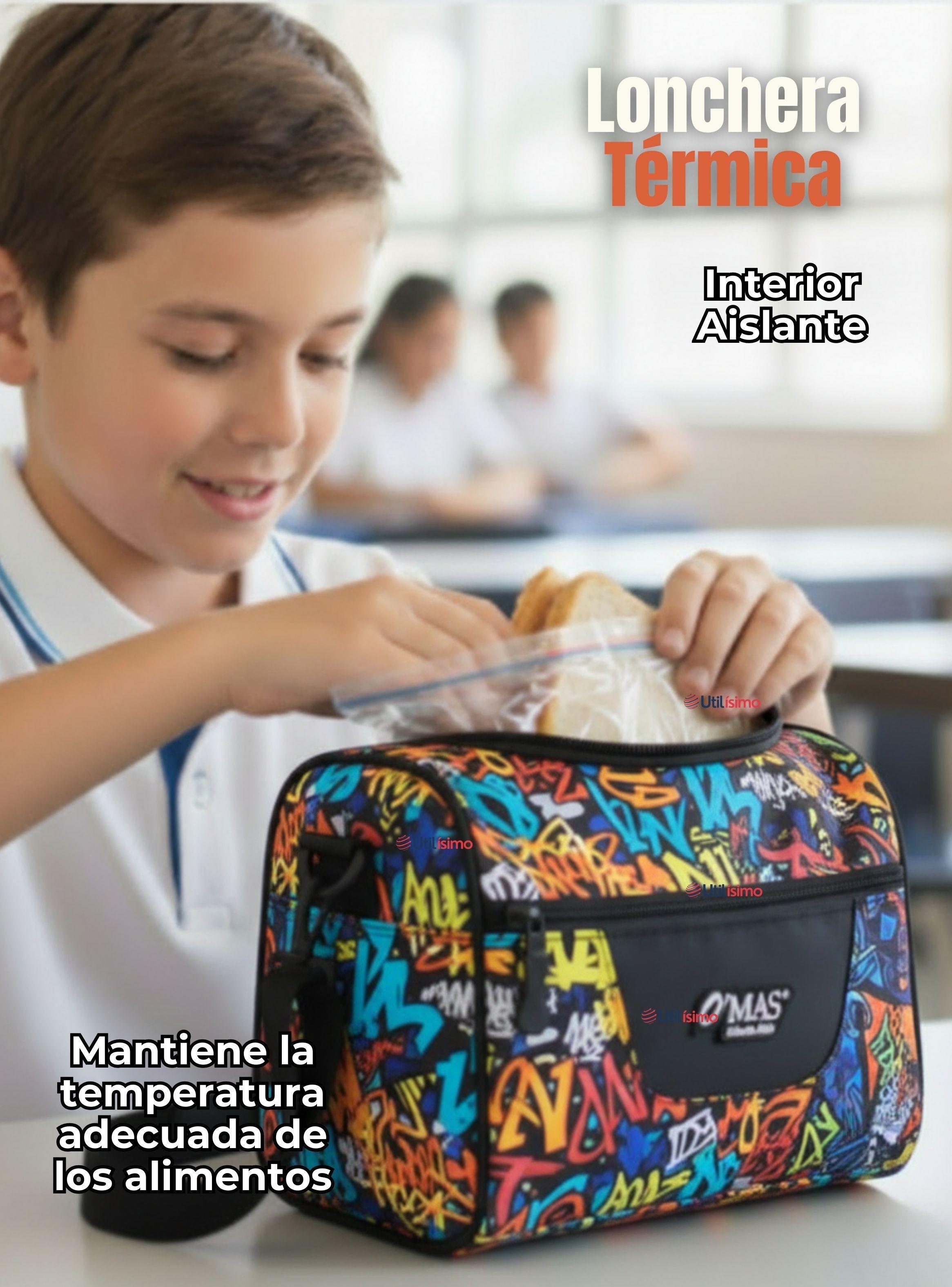 Mochila Escolar Kit Con Estuche y Lonchera 45 cm Tela Oxford Dinosaurio para Niños-4