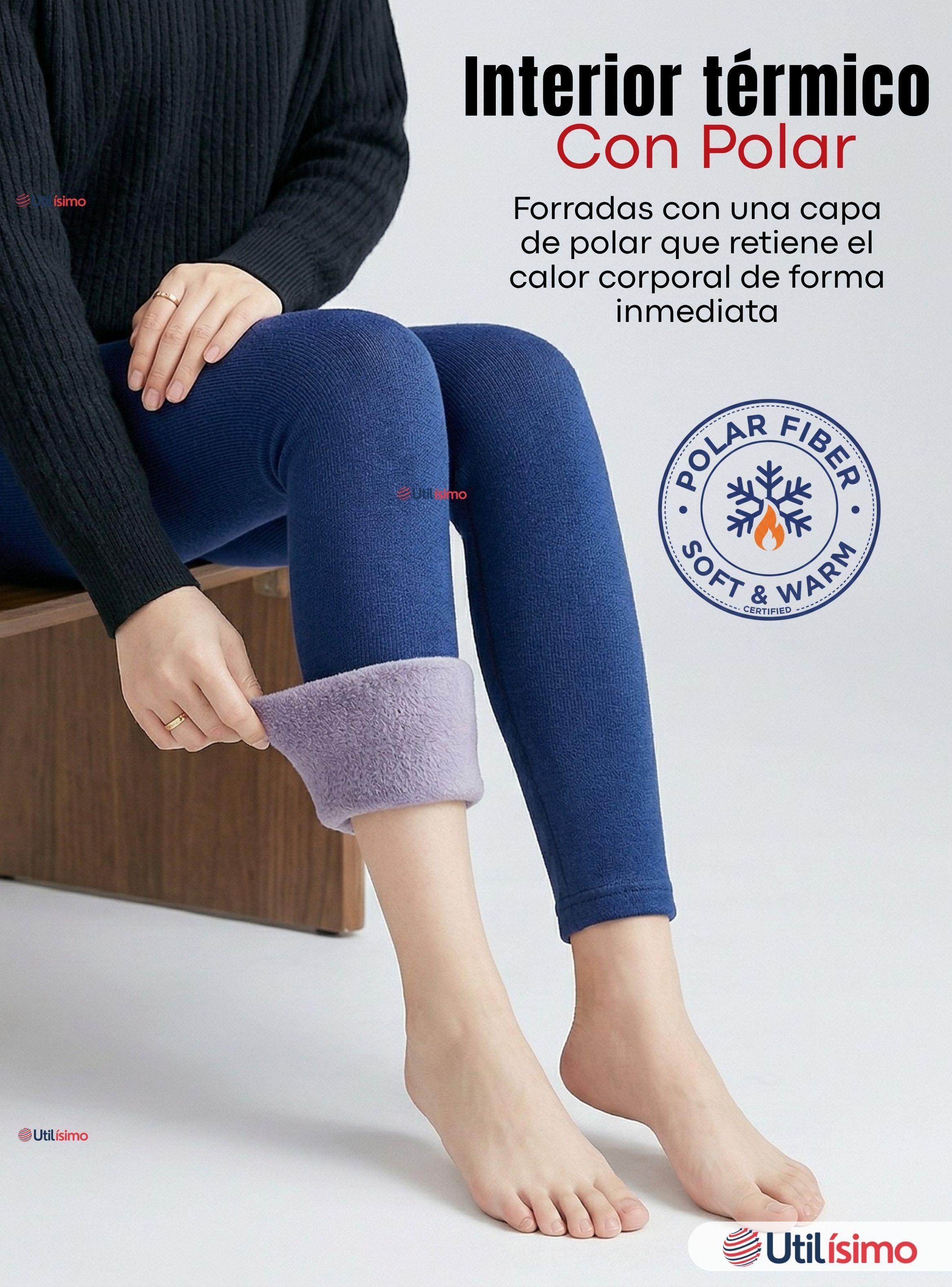 Calza Lola Reductora Sin Costura Mujer Tiro Alto Interior Polar-6