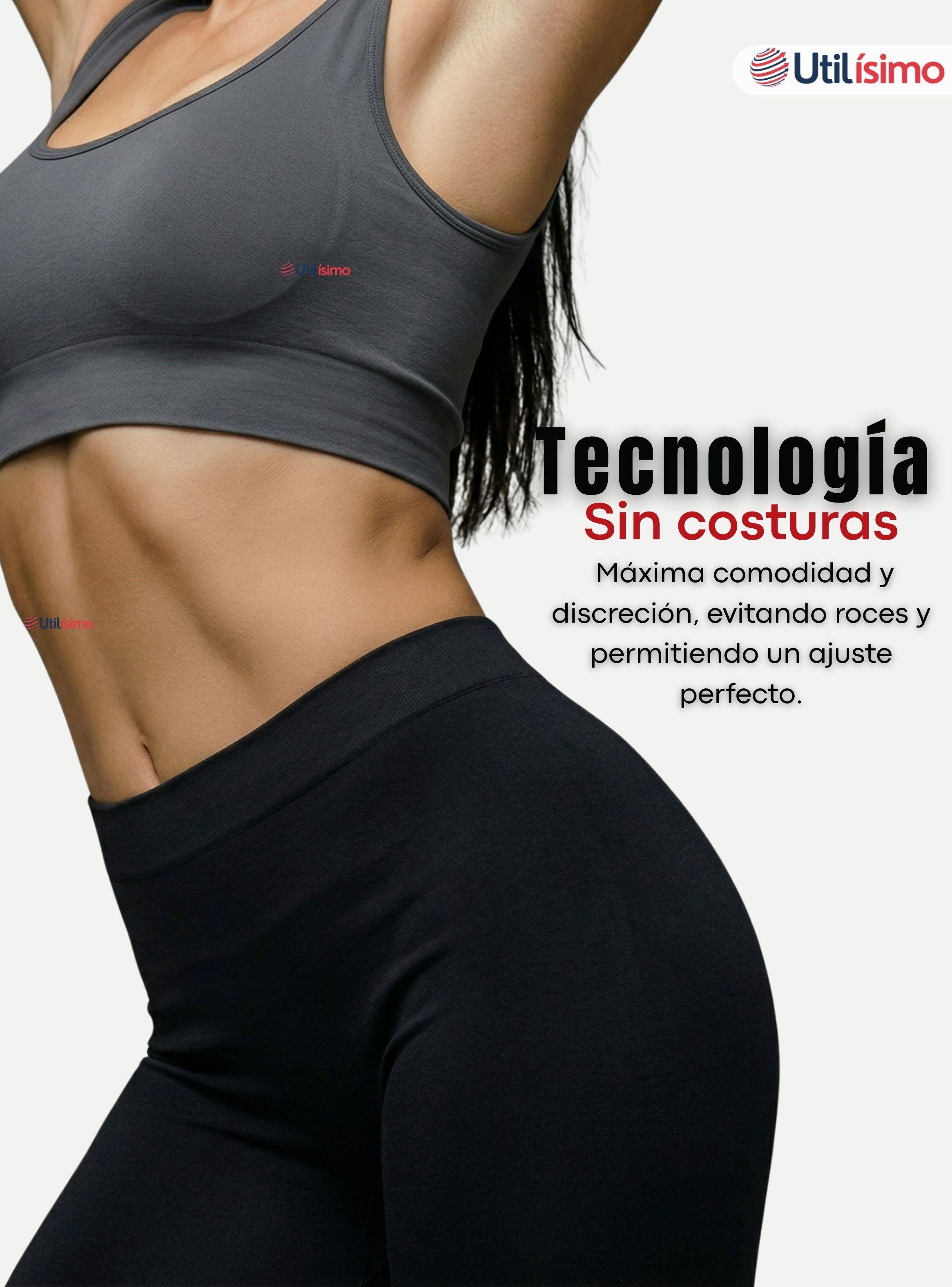 Calza Lola Reductora Sin Costura Mujer Tiro Alto Interior Polar-7