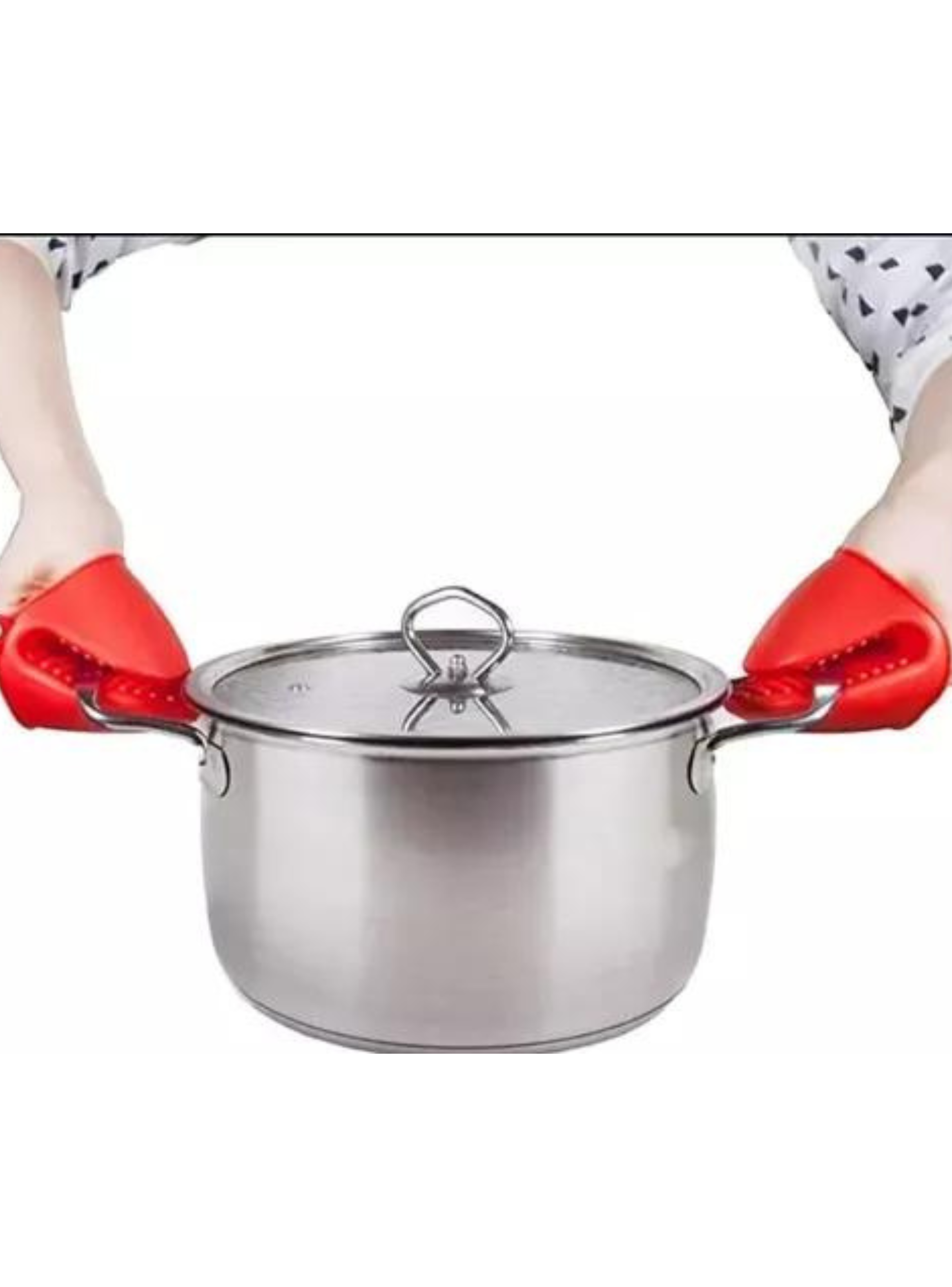 Guantes Para Horno Toma Olla Protector De Silicona Cocina Pack de 2-2