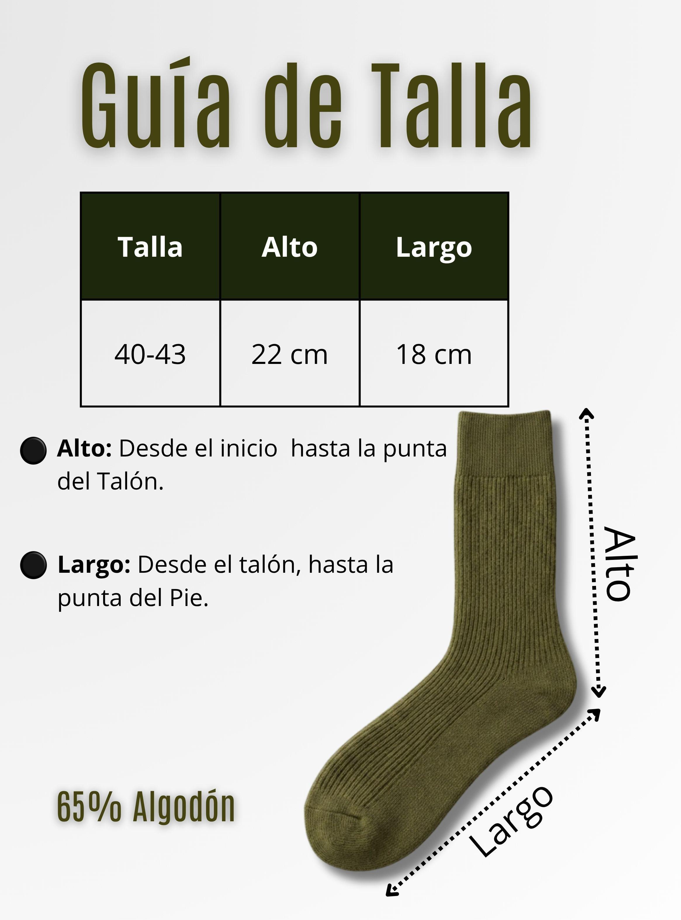 Pack 3 Pares Calcetines Carabineros Verde 65% Algodón Uniformado Transpirable-3