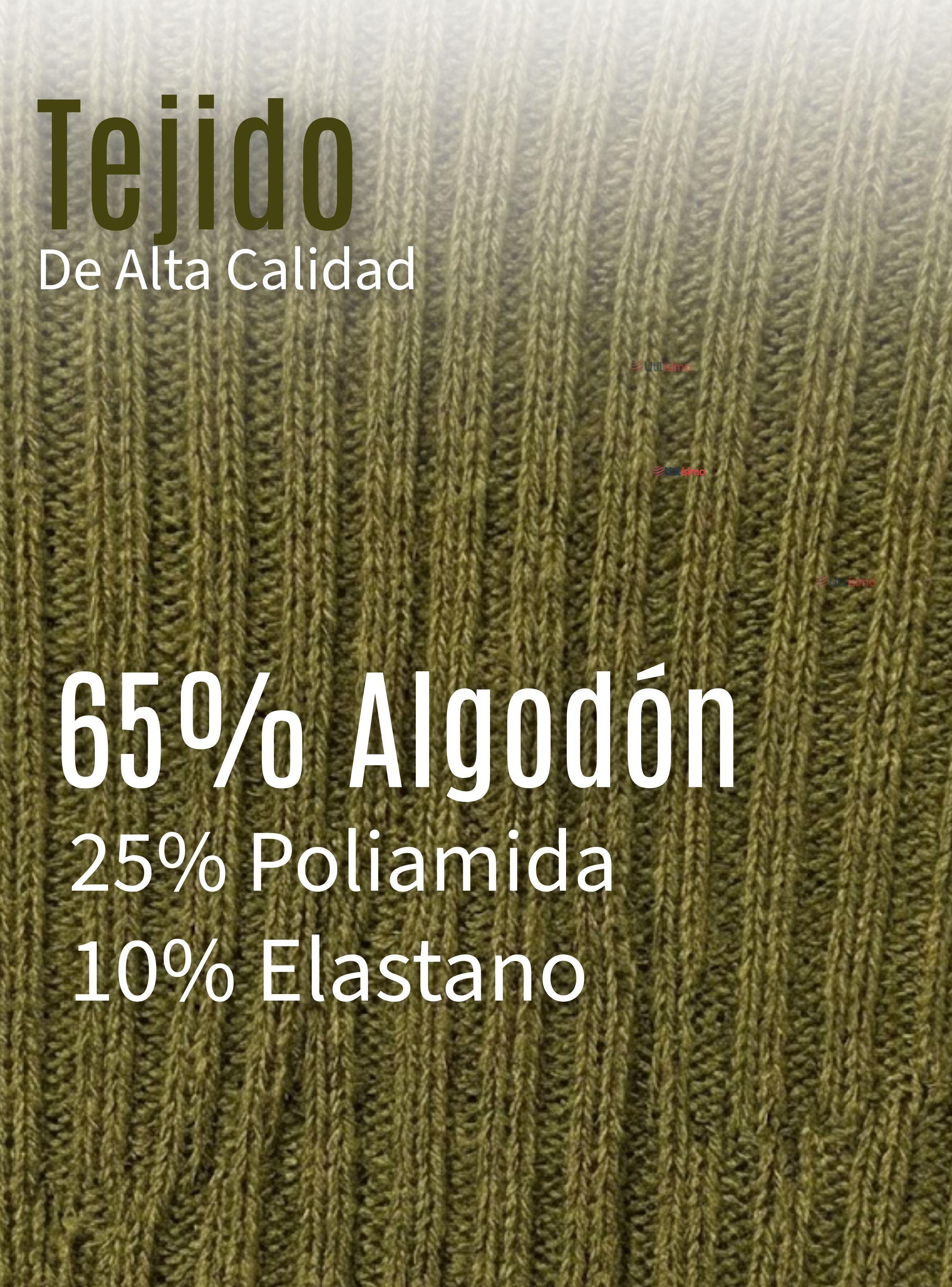 Pack 3 Pares Calcetines Carabineros Verde 65% Algodón Uniformado Transpirable-7