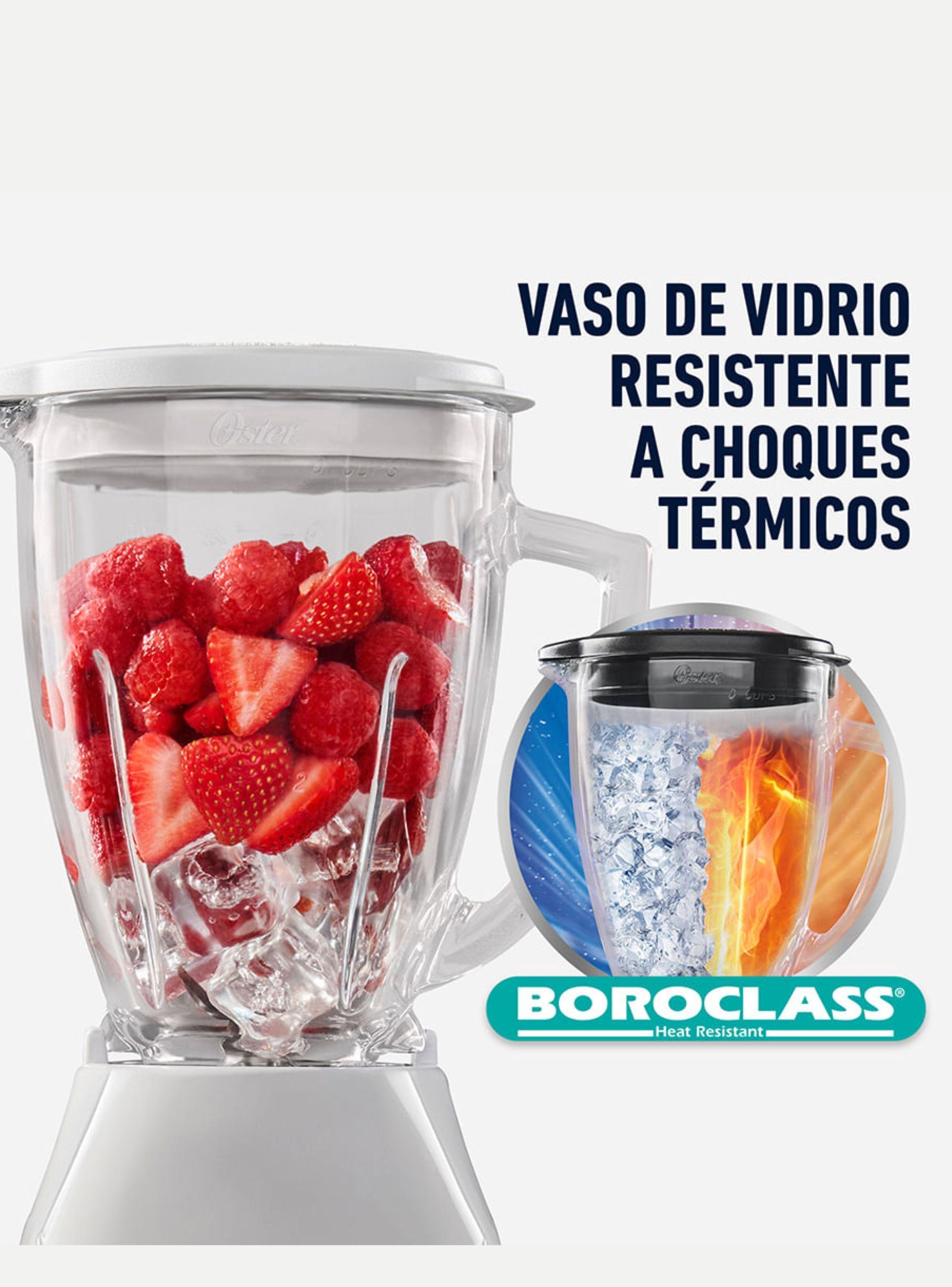 Licuadora Oster® Con Vaso De Vidrio Y Control De Perilla BLSTKAGWRD Color blanco-5