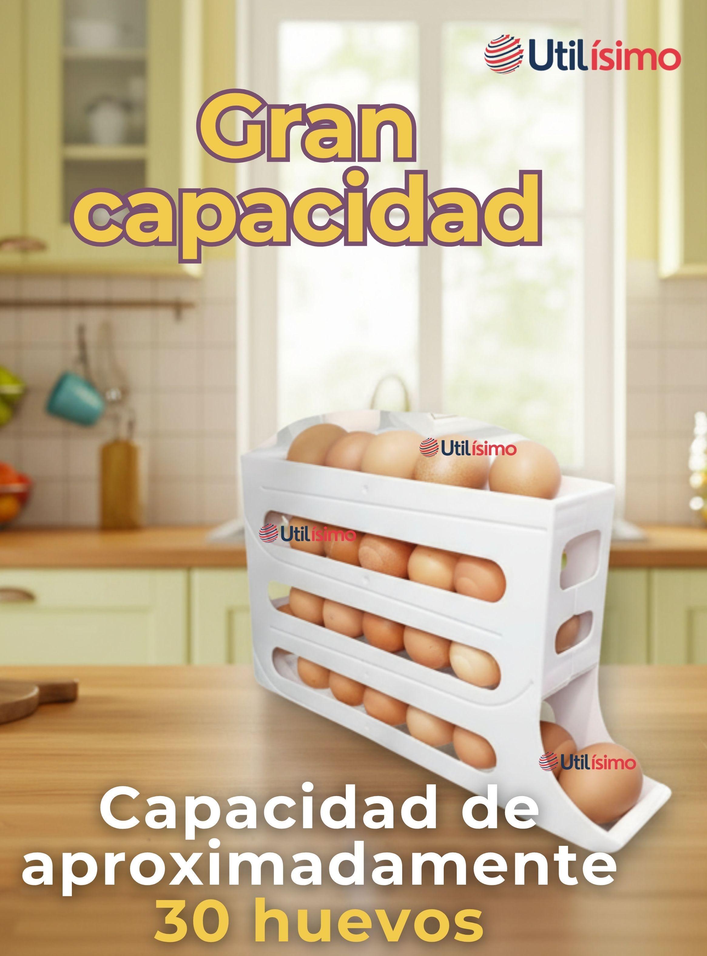 Organizador Dispensador De Huevos Cocina Huevera 4 Niveles-3