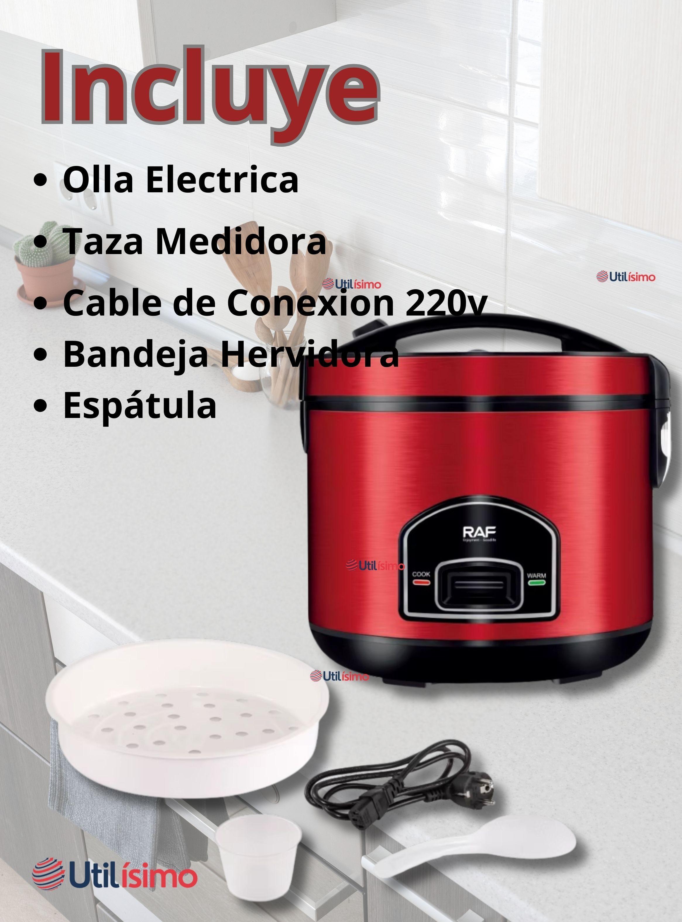 Olla Arrocera Multifuncional Eléctrica Capacidad 5L 900W de Potencia-5