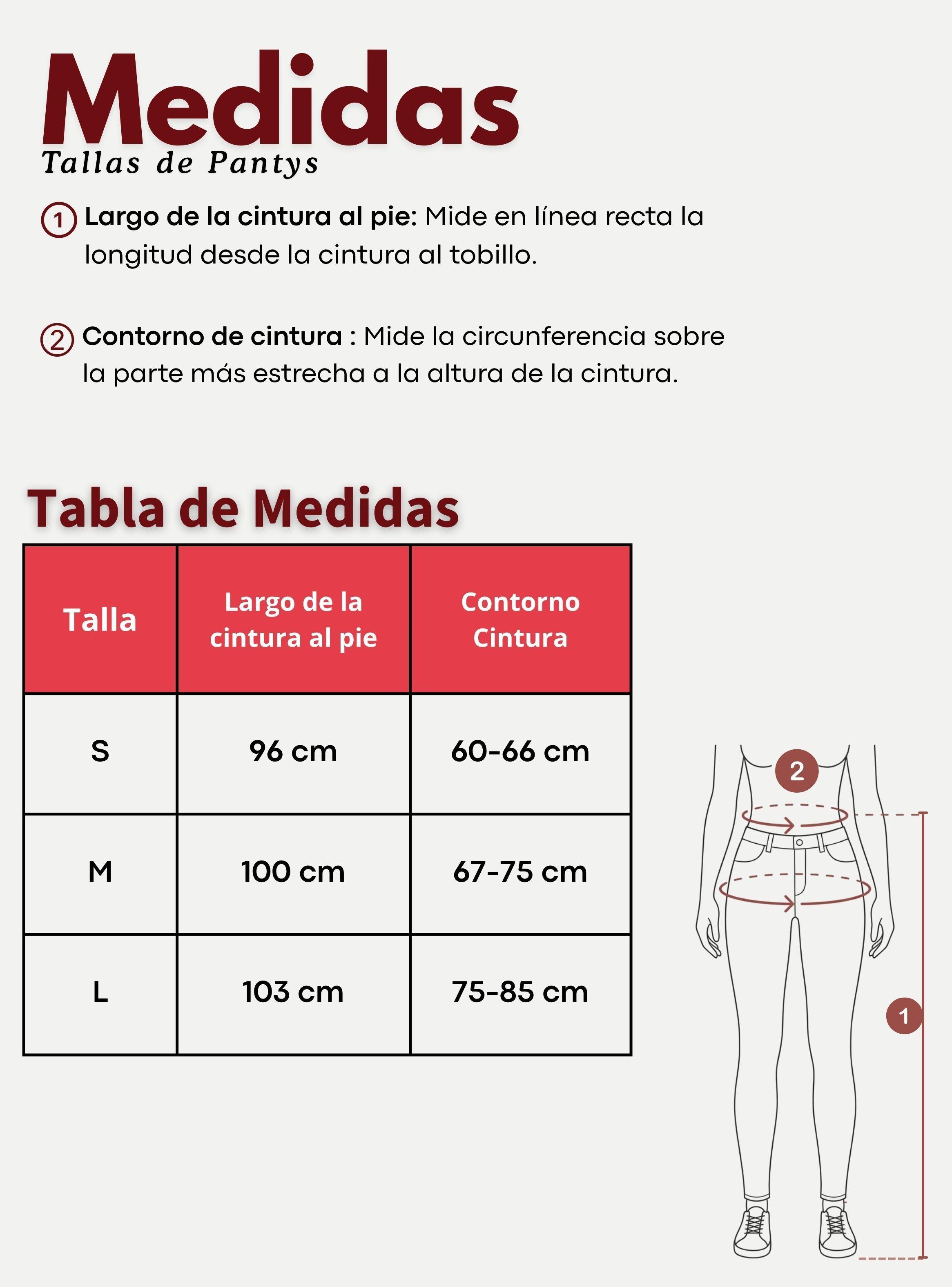 Pack 3 Calzas Pantys Con Chiporro Térmica Mujer Elasticada de Color Gris-3