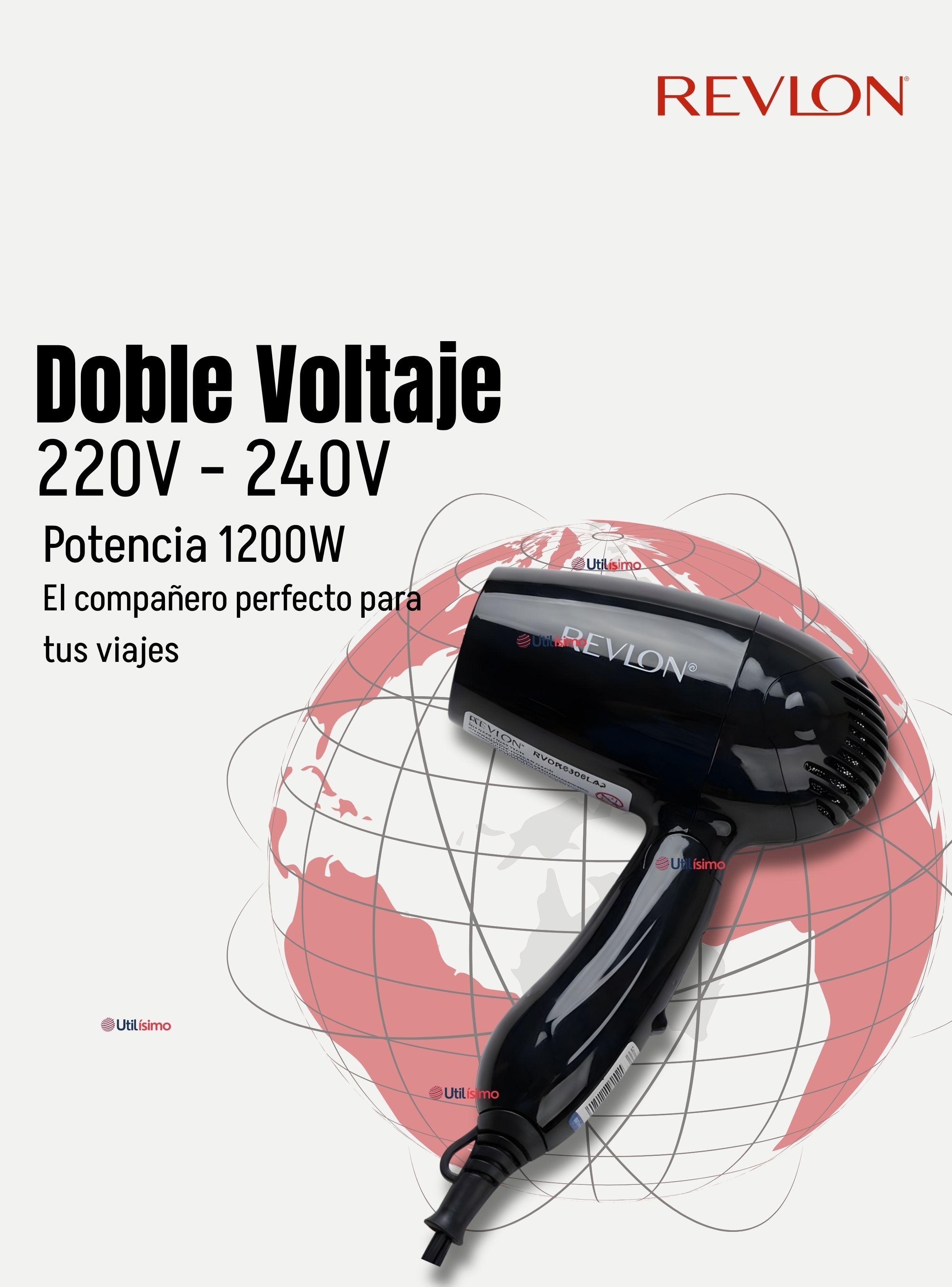 Kit Secador De Viaje Con Bolso Revlon 800W de Potencia Color Negro-5