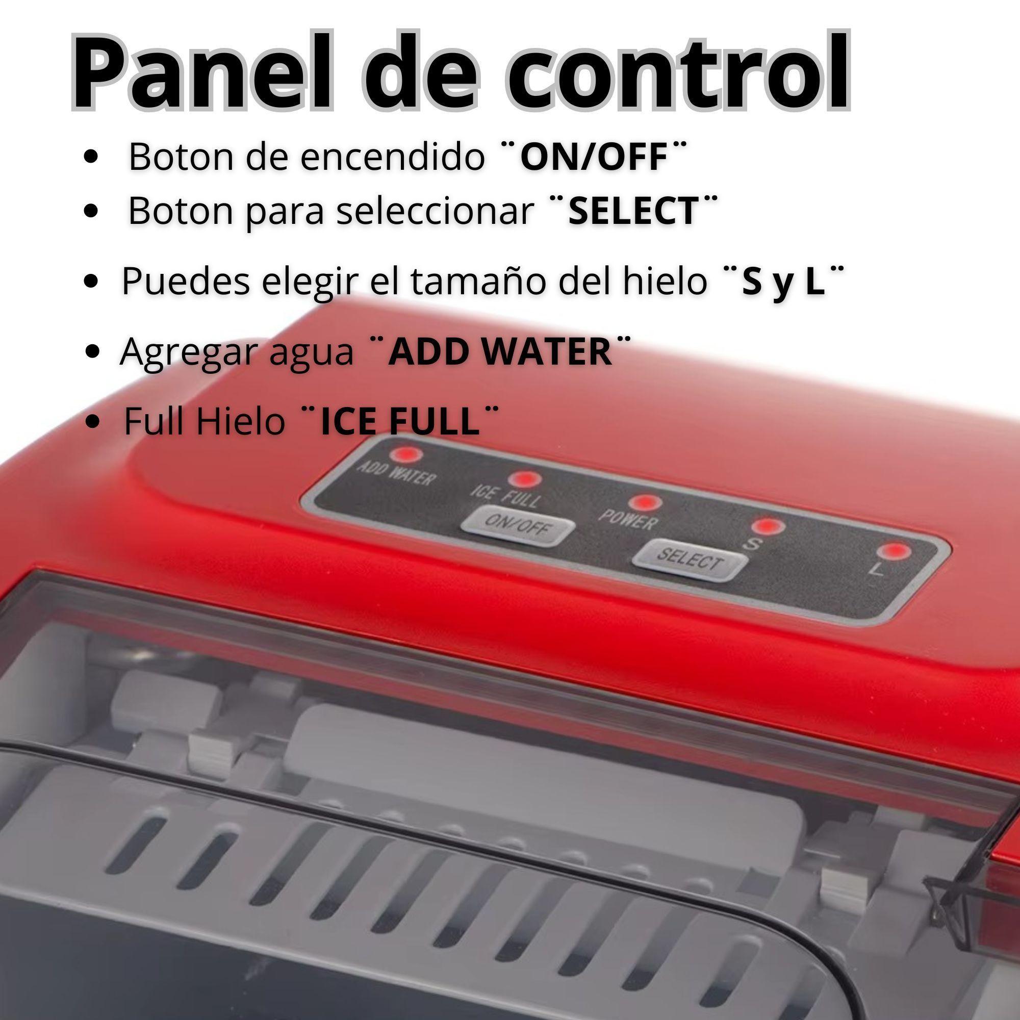Maquina para hacer Hielo Portátil Premium Hogar -5