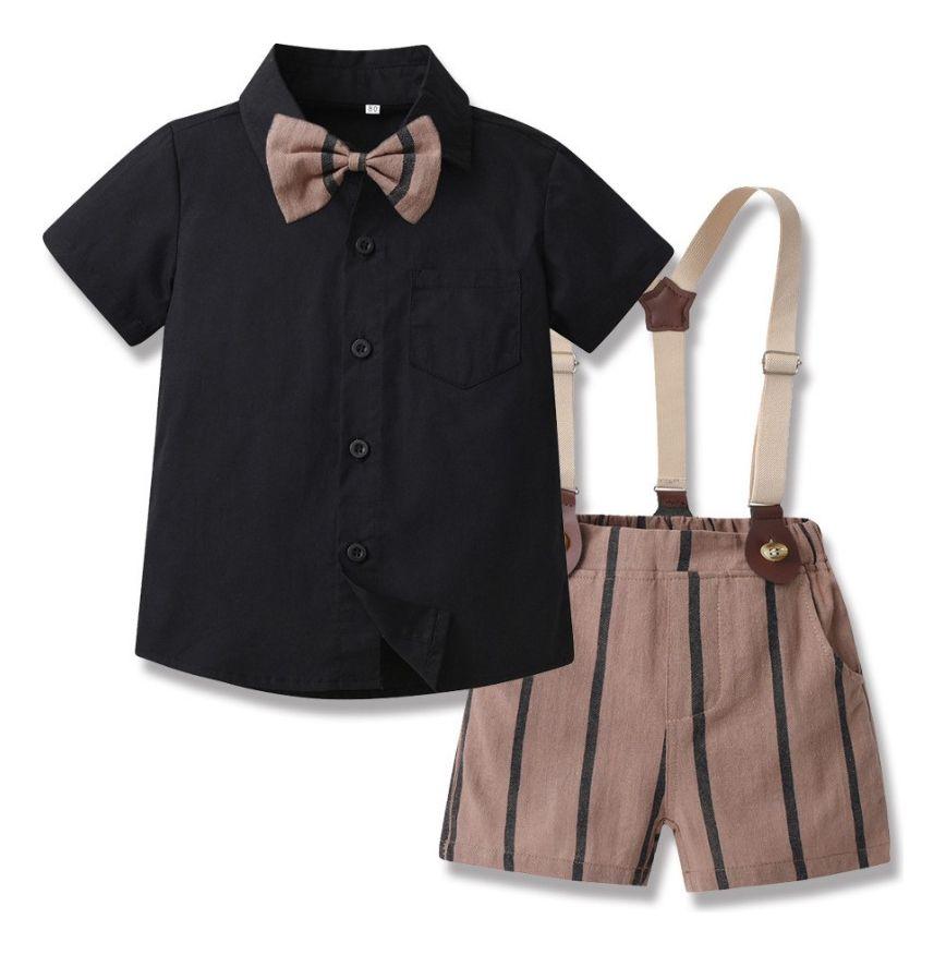 Conjunto de Vestir Corto con Tirantes para Niños Jump Kids-0