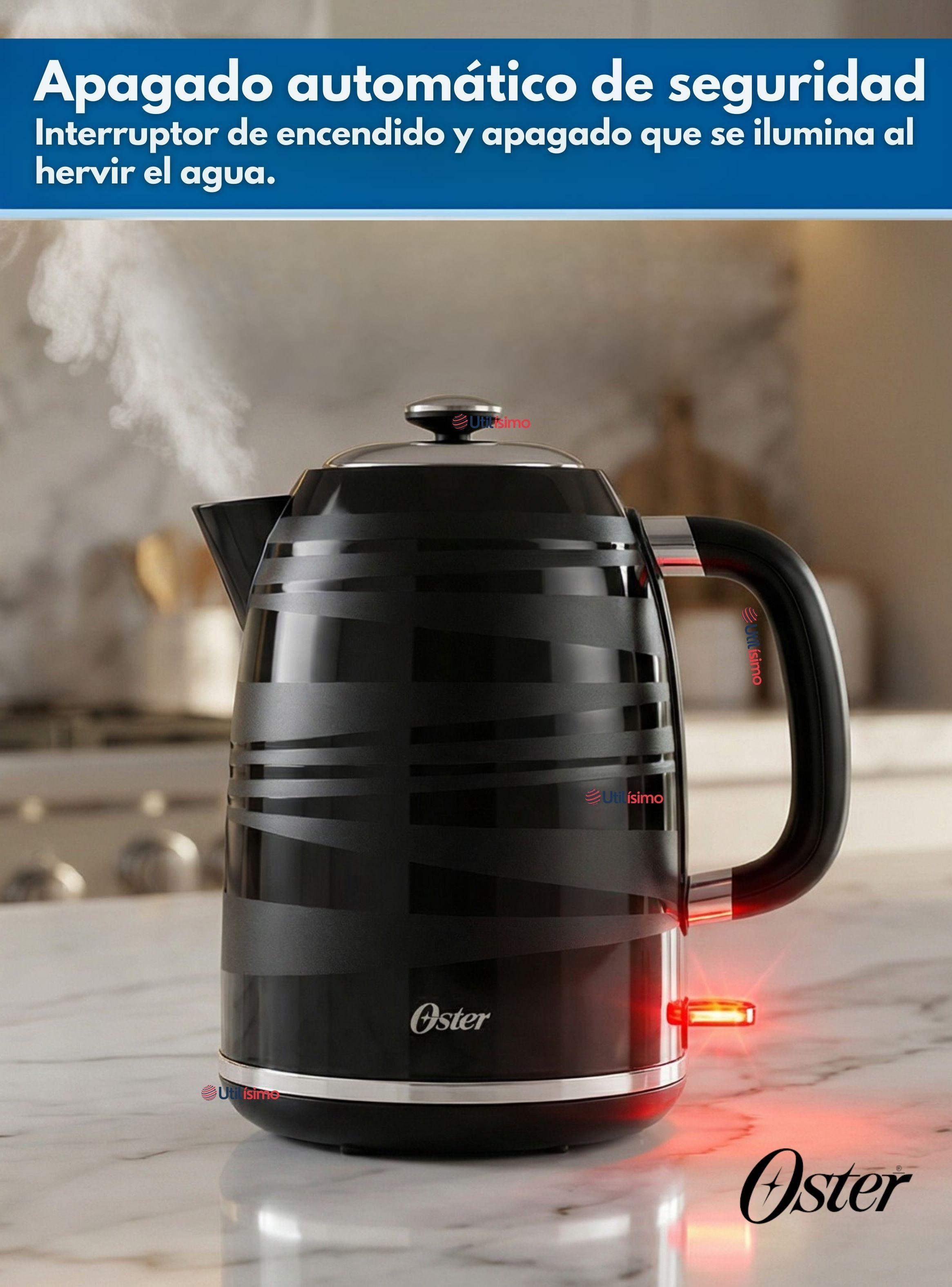 Hervidor eléctrico Oster® Capacidad 1.7 Litros BVSTKT4177B Versión 2026-4