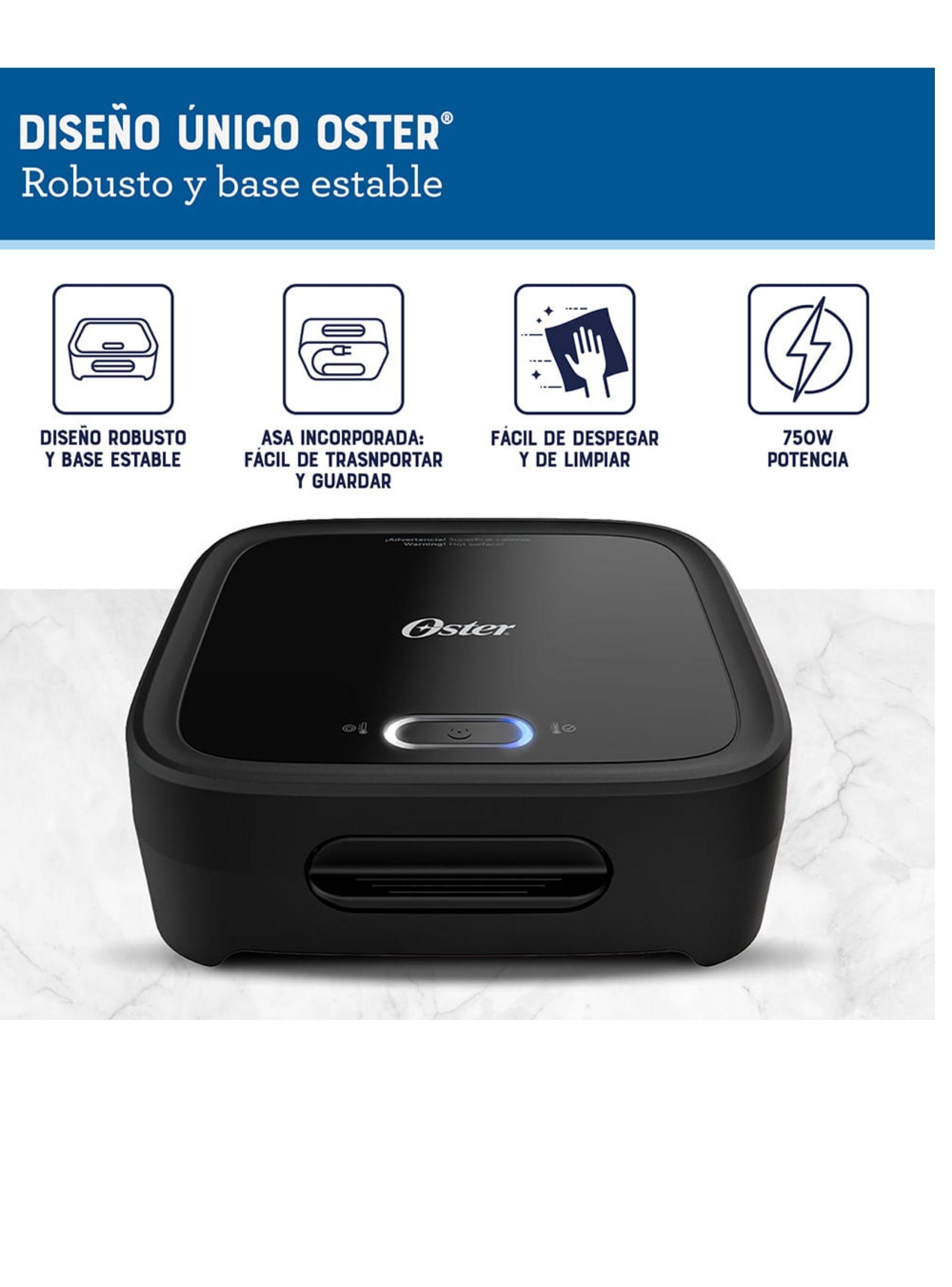 Sandwichera Oster® compacta con platos hondos Negro CKSTSM400 -4