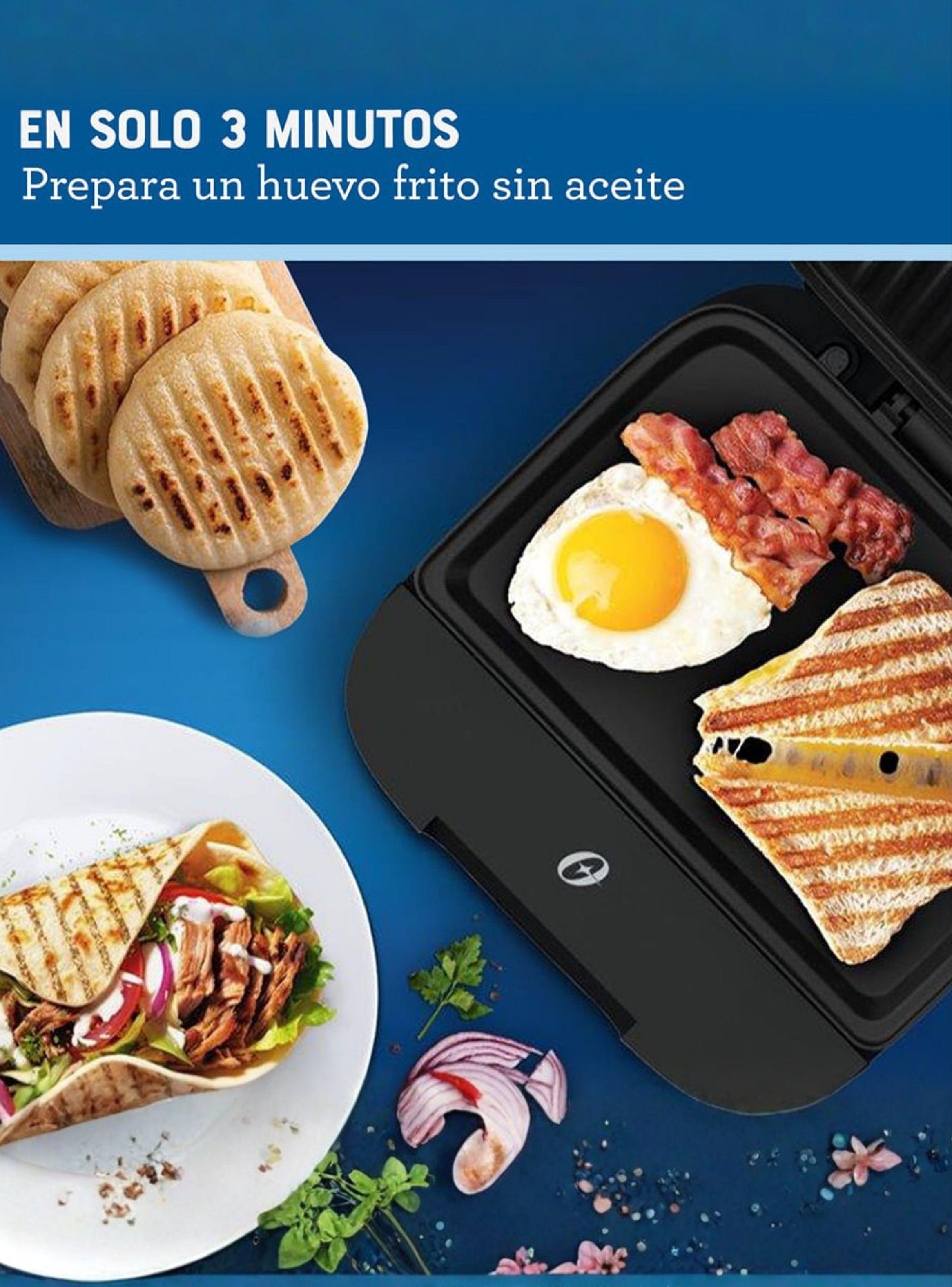 Sandwichera Oster® compacta con platos hondos Negro CKSTSM400 -5