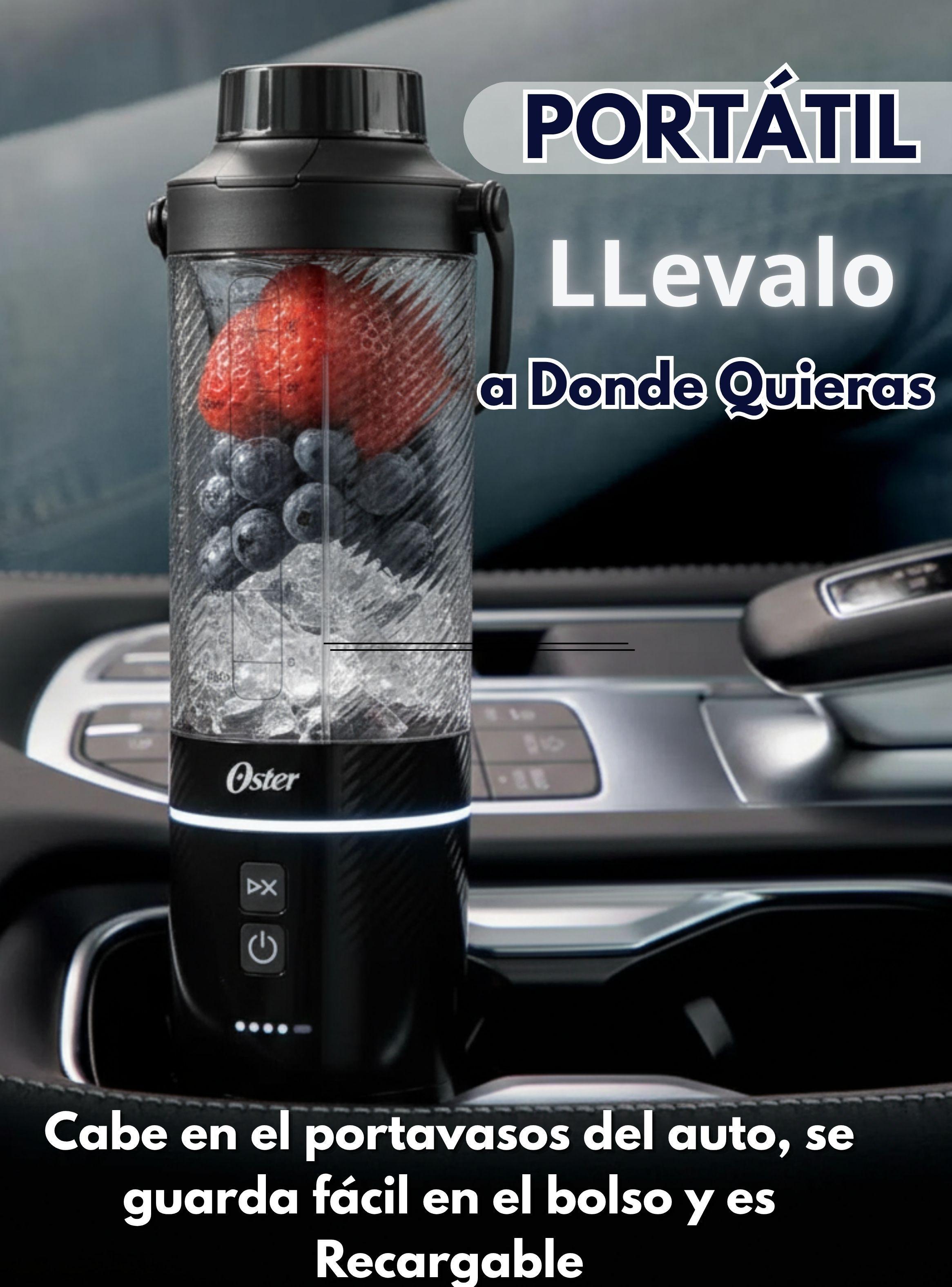 Oster Licuadora Portátil, GoMAX, Capacidad 590 ml, para Smoothies, Negro, BLSTGFP-B20-000-3