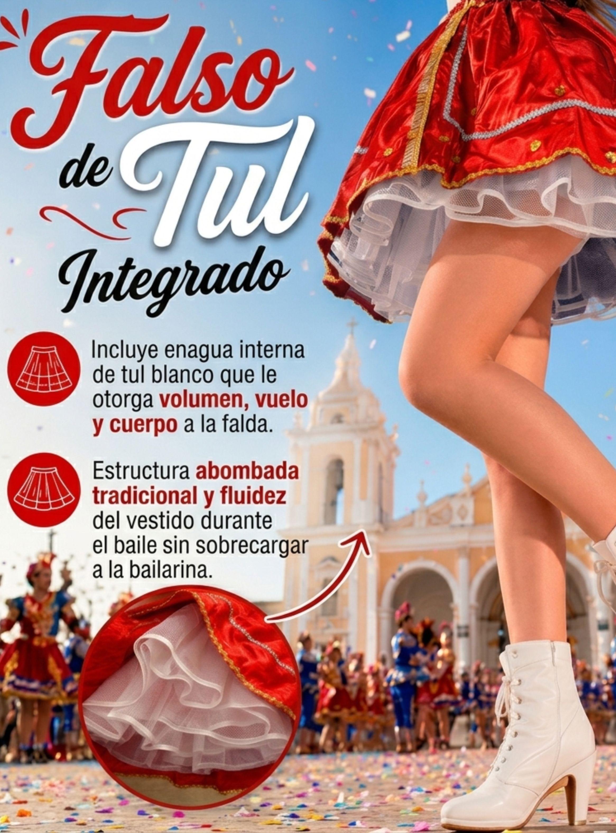 Traje Caporal Juvenil Típico Tradicional de 2 Piezas Rojo Fiestas Patrias-4