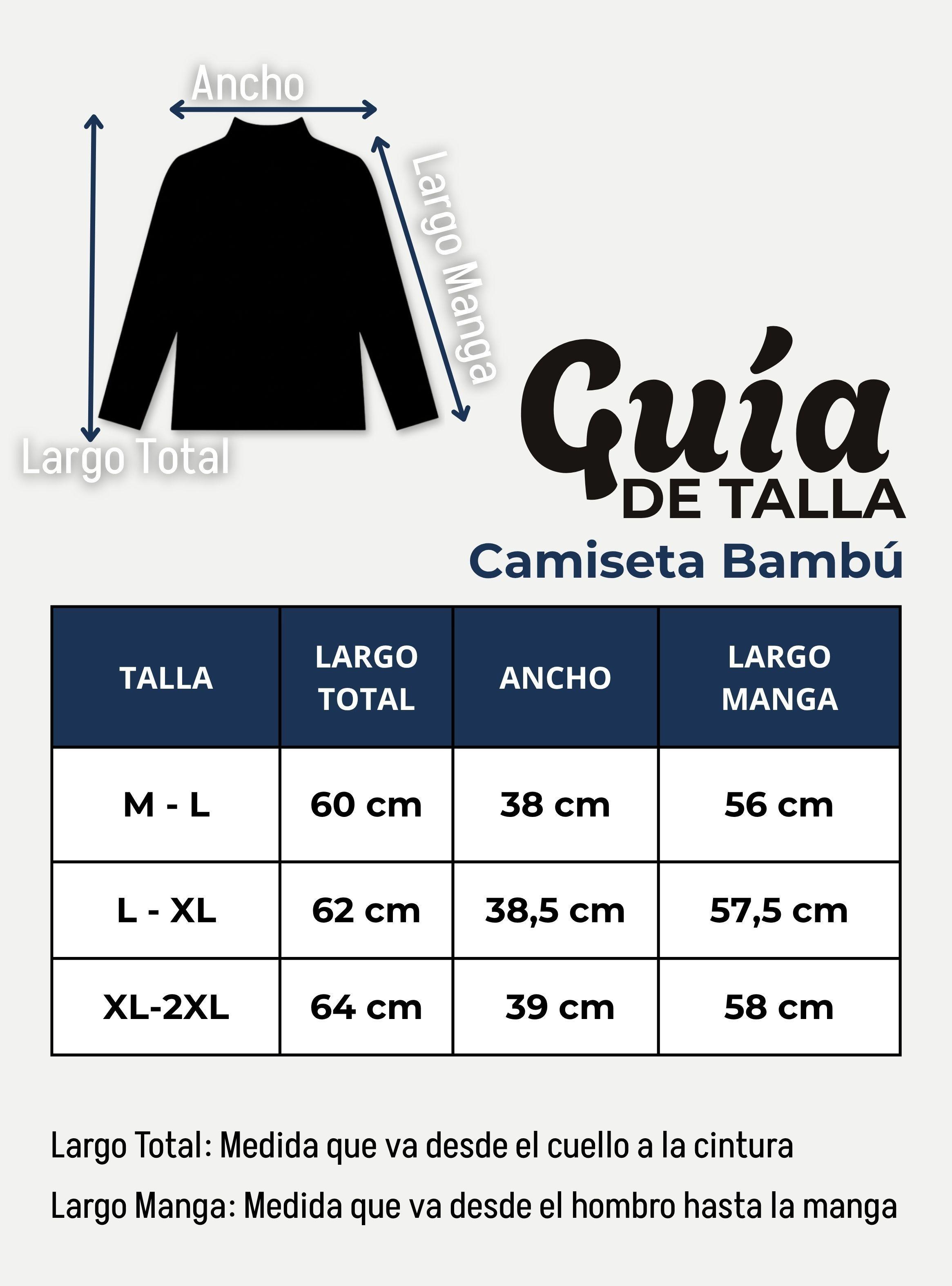 Camiseta Polera Bambú Primera Capa Cuello Beatle Manga Larga Color Surtidos Mujer-2