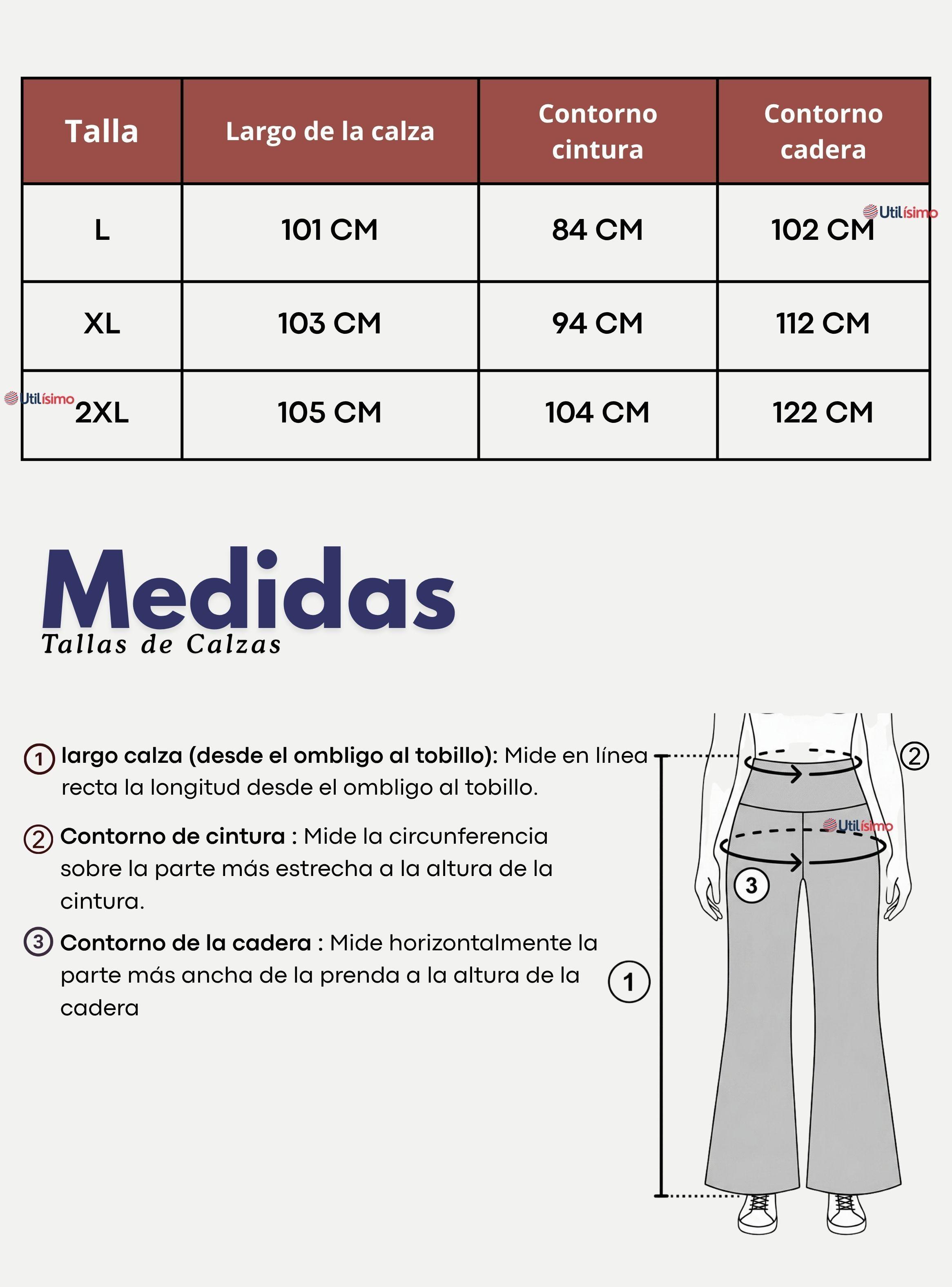 Calza Polar Con Chiporro Palazzo de Mujer Elasticada Térmica Azul Marino-4