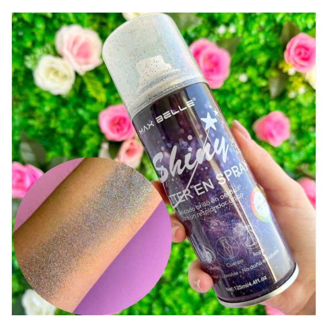 Shiny Glitter en Spray Max Belle 125ml-2