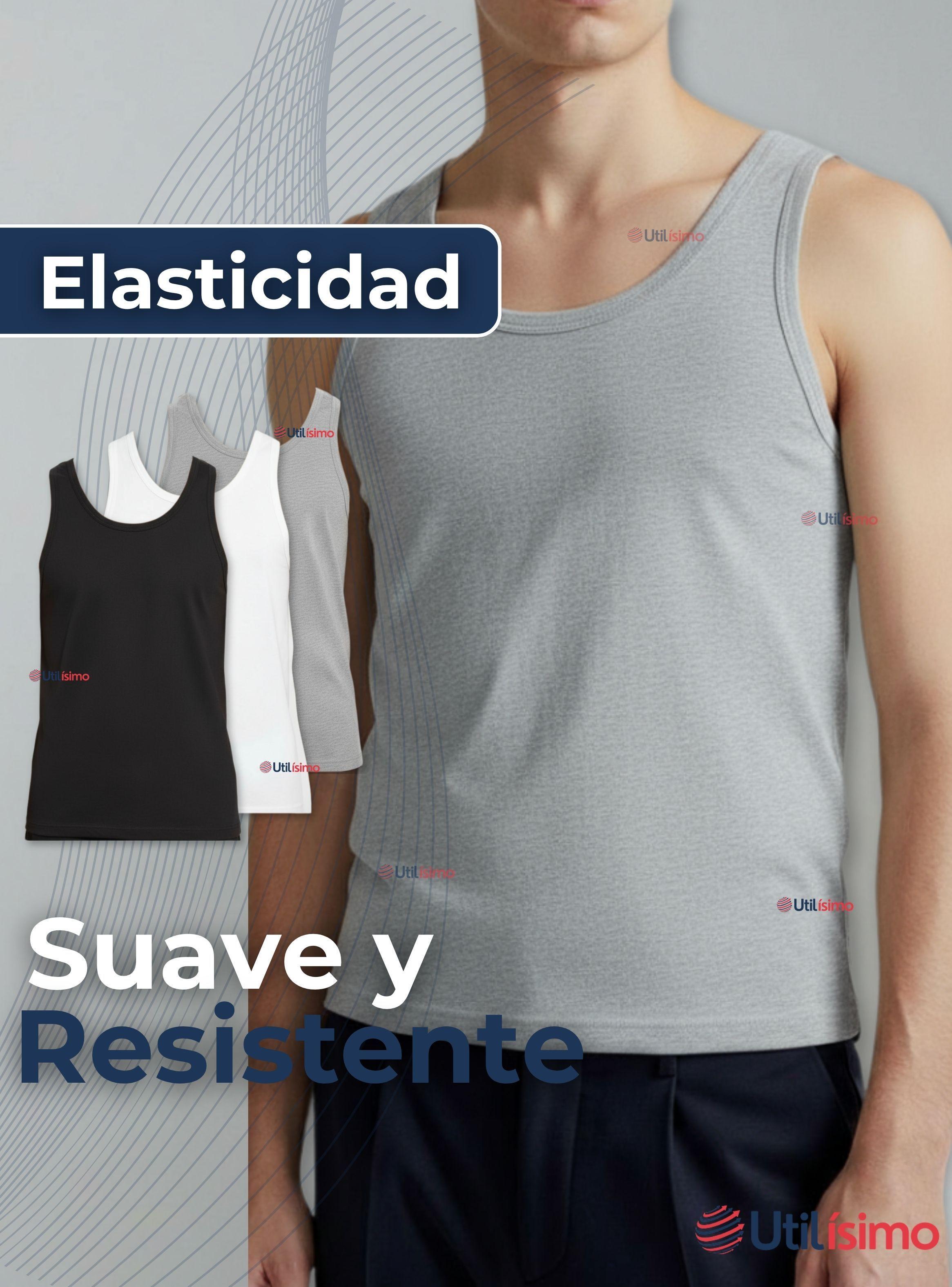 Pack 3 Camisetas Sin Manga Básica Suave 100% Algodón Colores Surtidos Niño y Juvenil-6