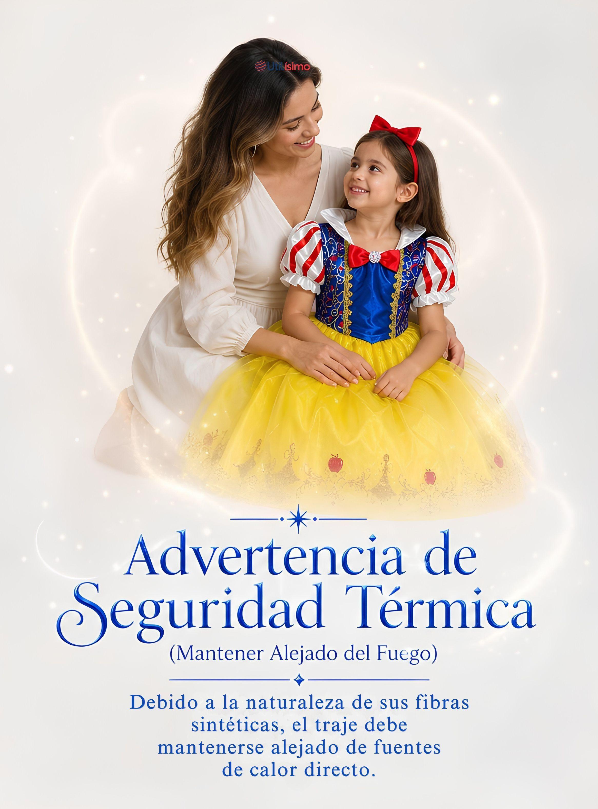Disfraz Princesa Blancanieves Con Cintillo Ni a-8