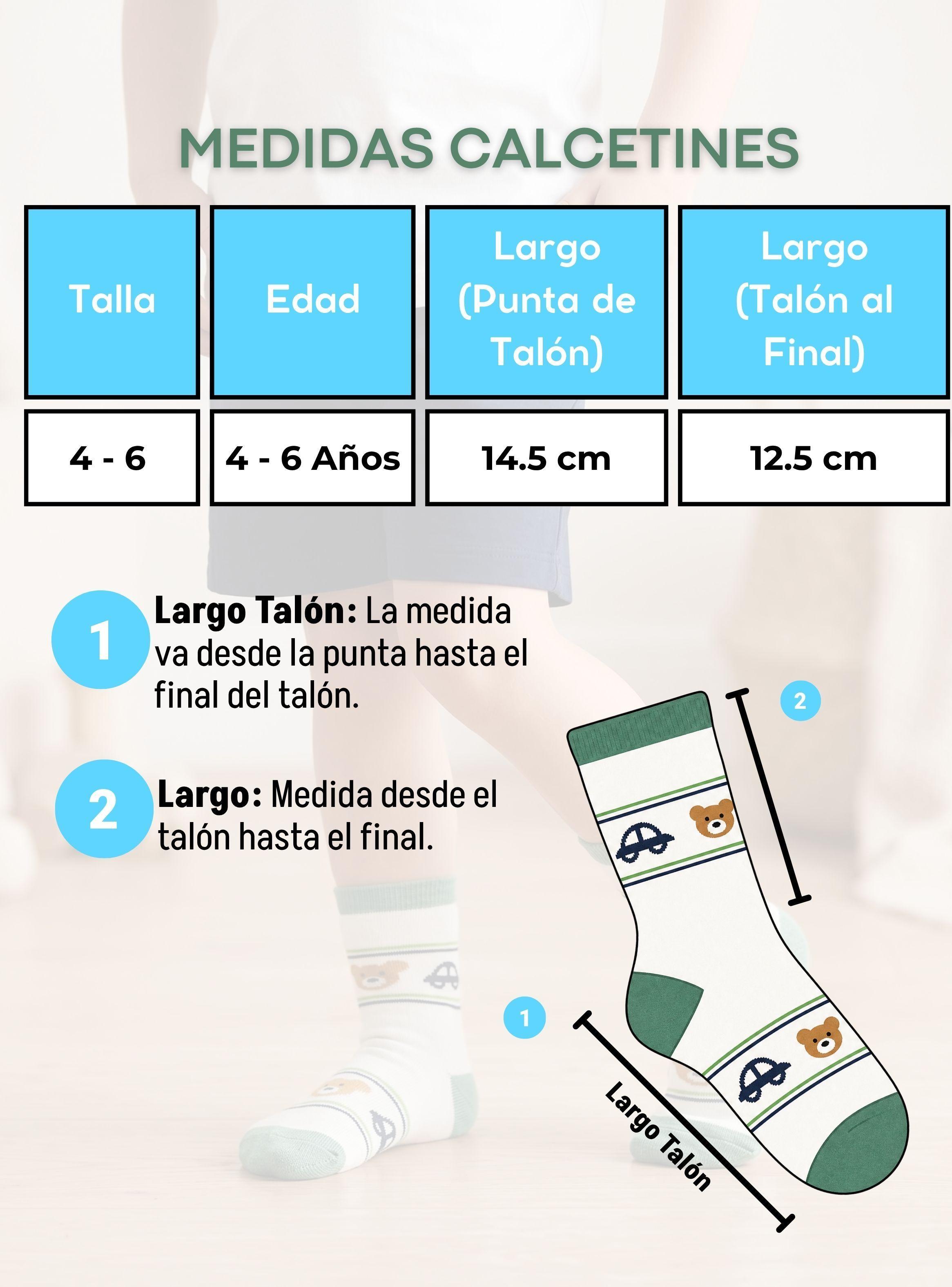 Pack 6 Pares Calcetines Toalla de Niño Suaves Cálidos Invierno Color Surtidos-3