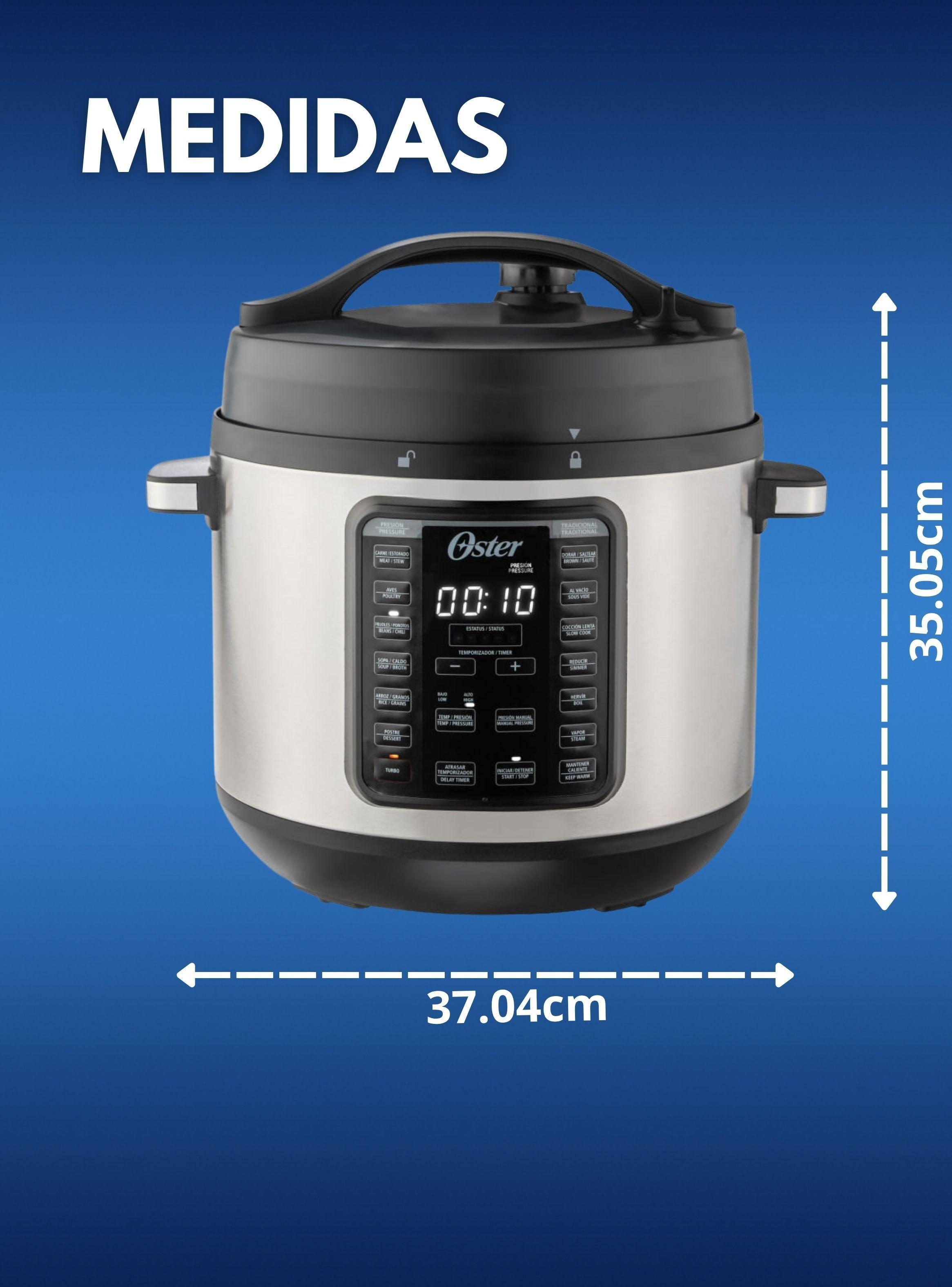 Oster Multiolla, Turbo, 7.5L Capacidad 14 Funciones, con Recubrimiento DiamondForce, CKSTPCECT75DF-2