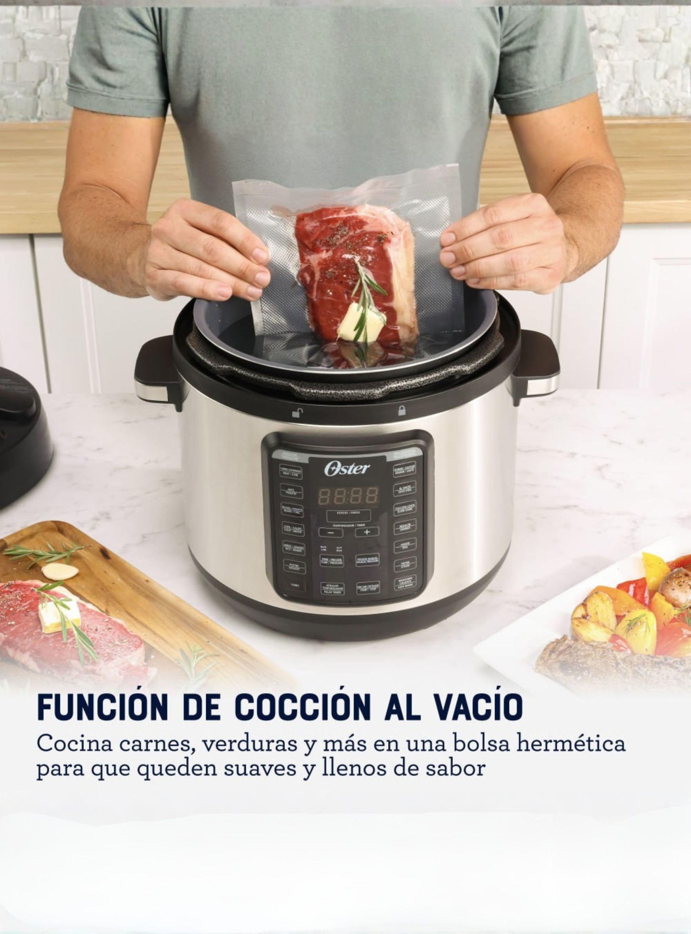 Oster Multiolla, Turbo, 7.5L Capacidad 14 Funciones, con Recubrimiento DiamondForce, CKSTPCECT75DF-5