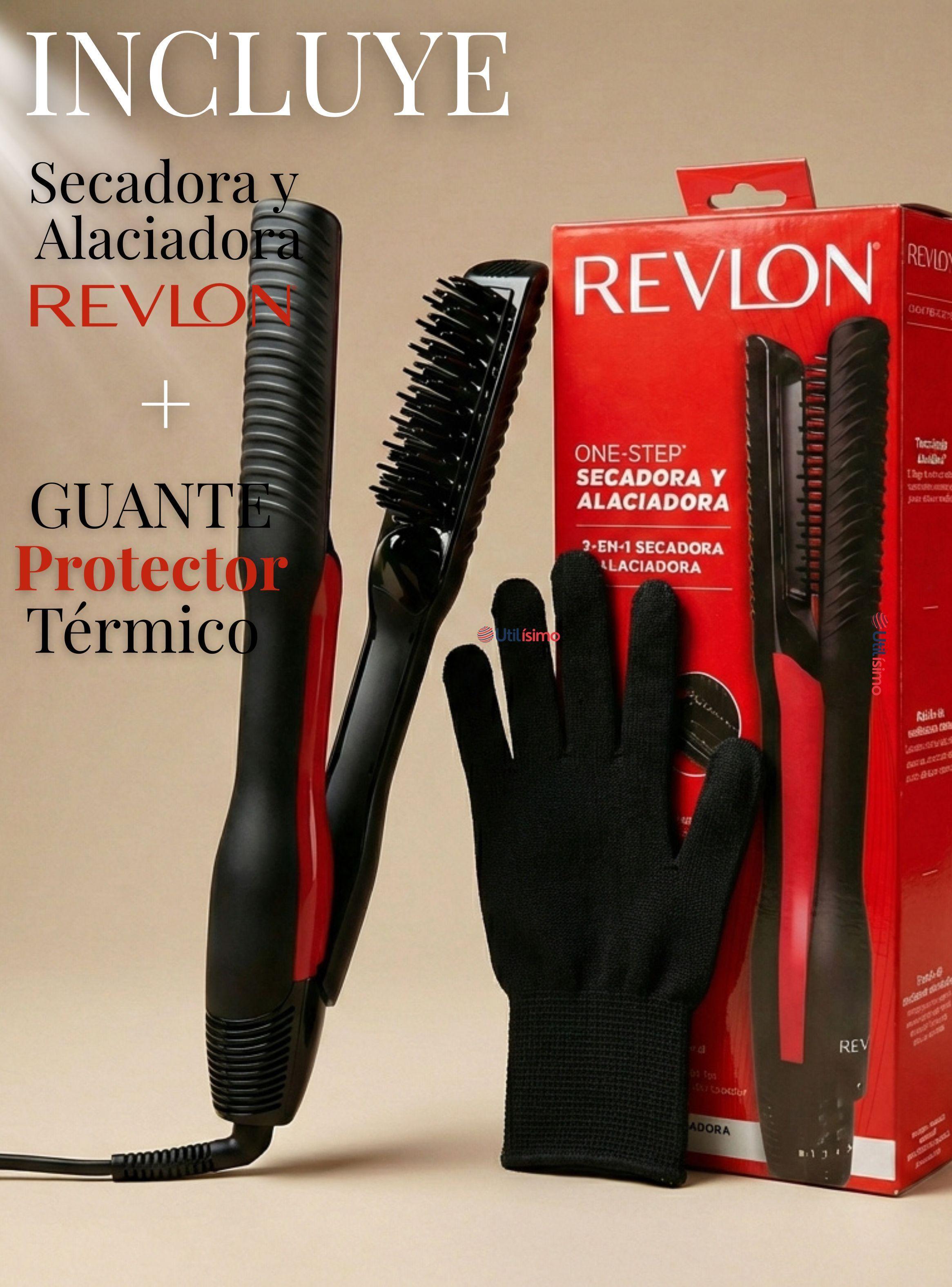 Secador Alisador de Revlon One-Step 1200w 2 En 1-2