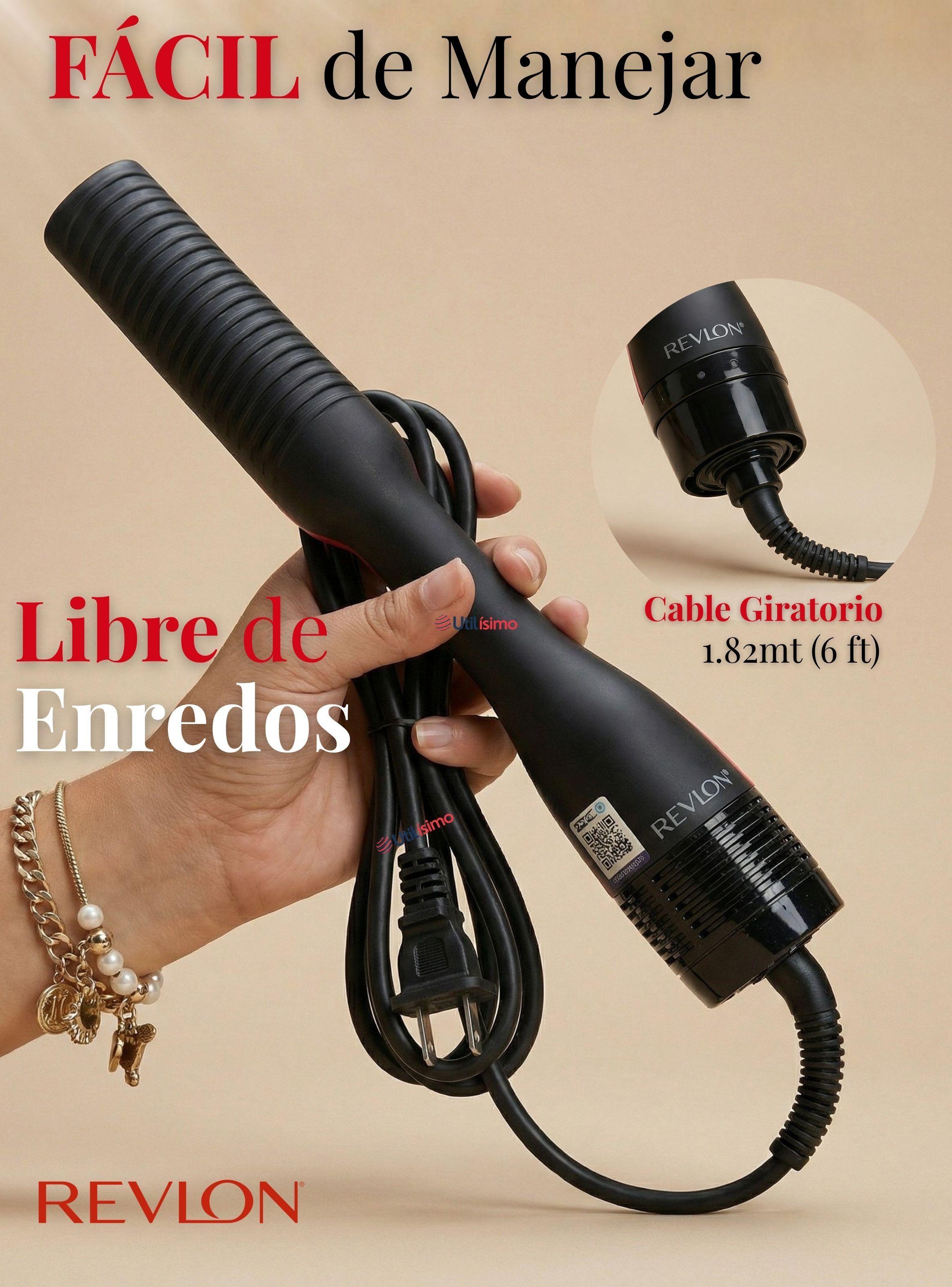 Secador Alisador de Revlon One-Step 1200w 2 En 1-6