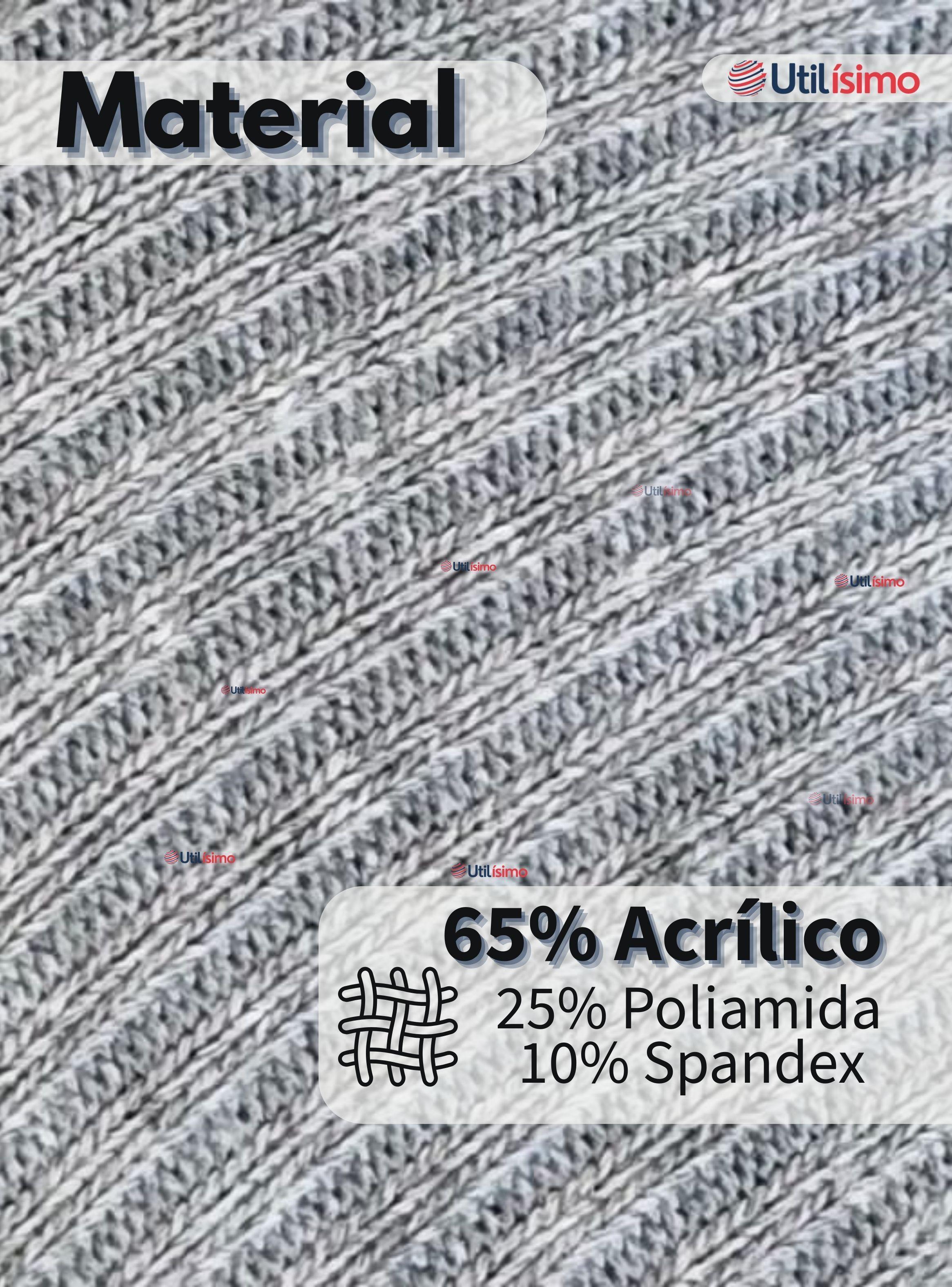 Pack 3 Calcetines Escolares Largo Acrílico Gris Niñas-7