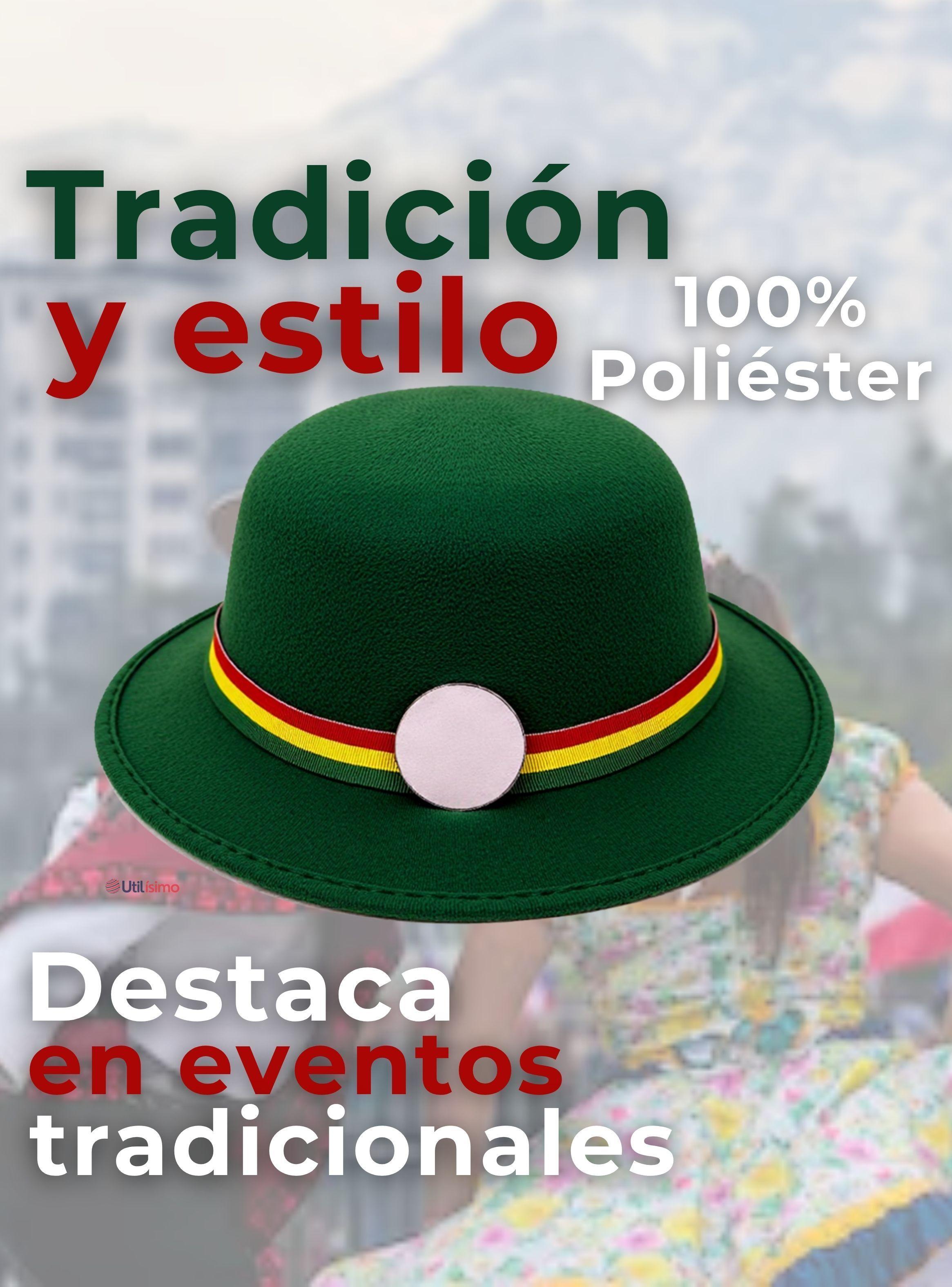 Sombrero Nortino Fiestas Patrias Gorro Niña Baile Danzas Color Verde-4