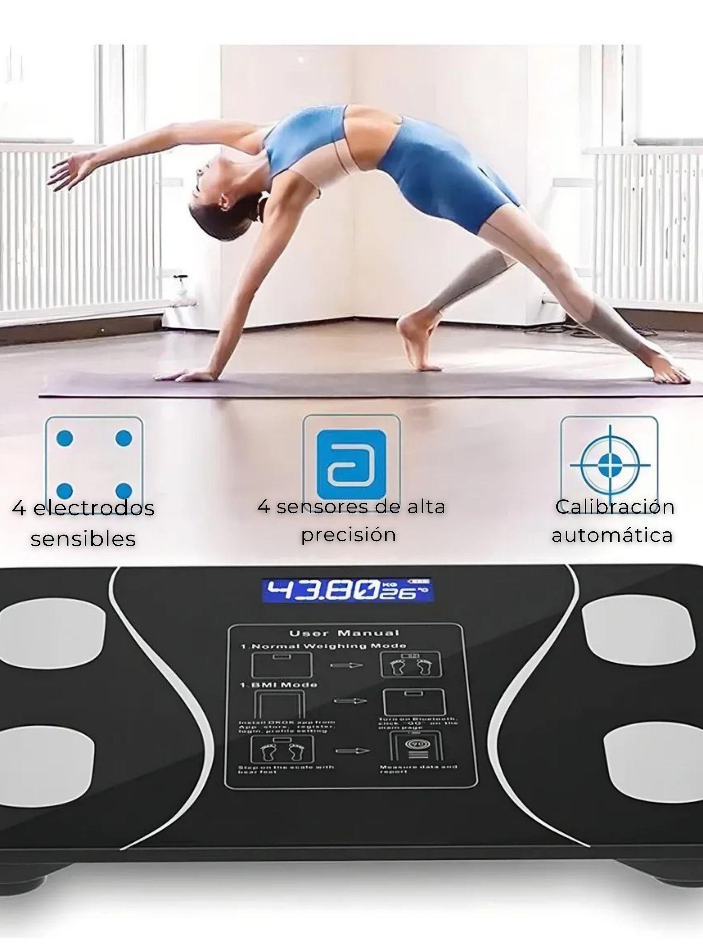 Balanza Pesa Digital Inteligente App Bluetooth Báscula Recargable-6