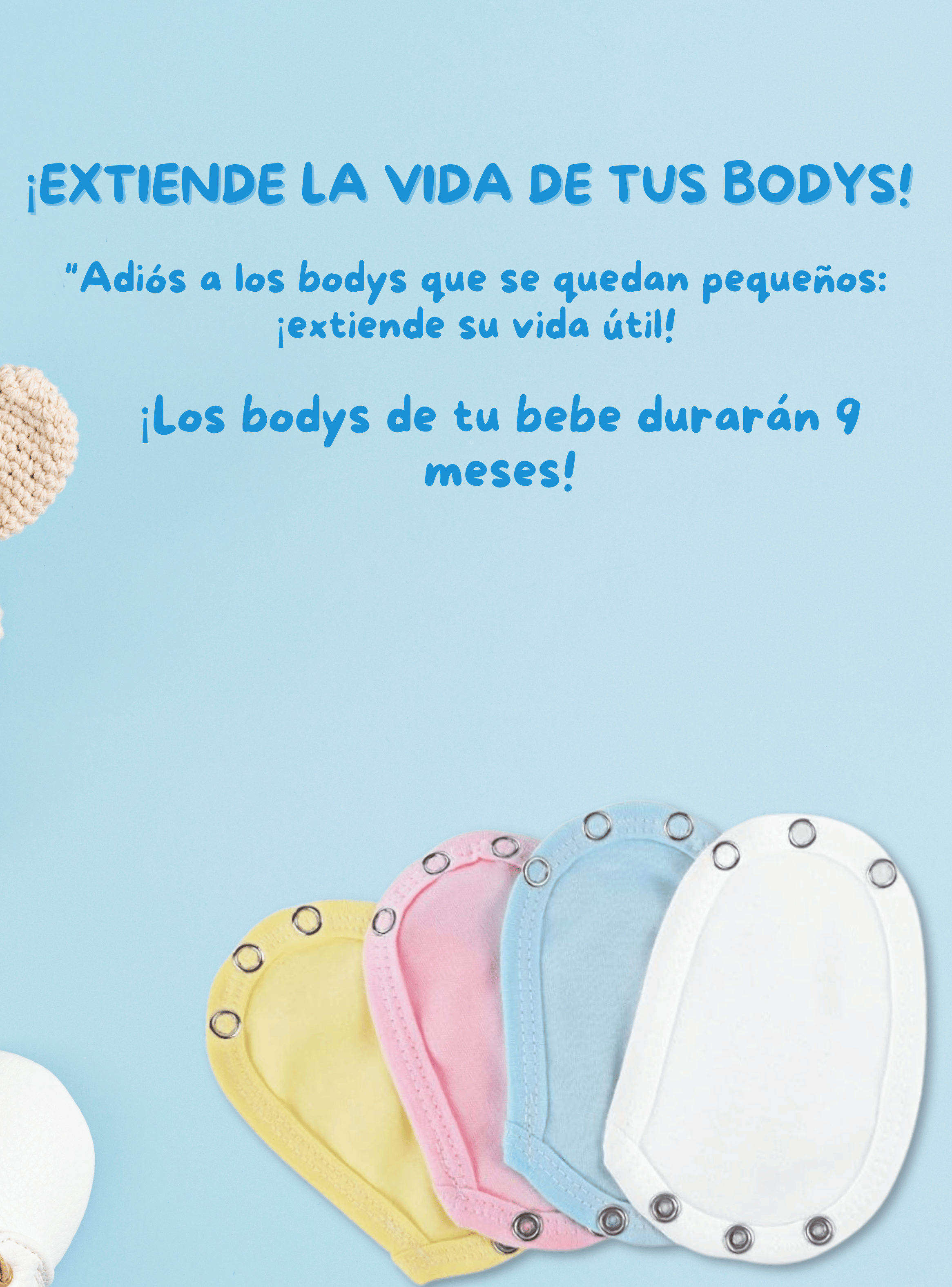 Pack 4 Unidades Extensor Body Bebé +Pack 4 Bodys Algodón Niño Manga Corta Autos Amarillos-7